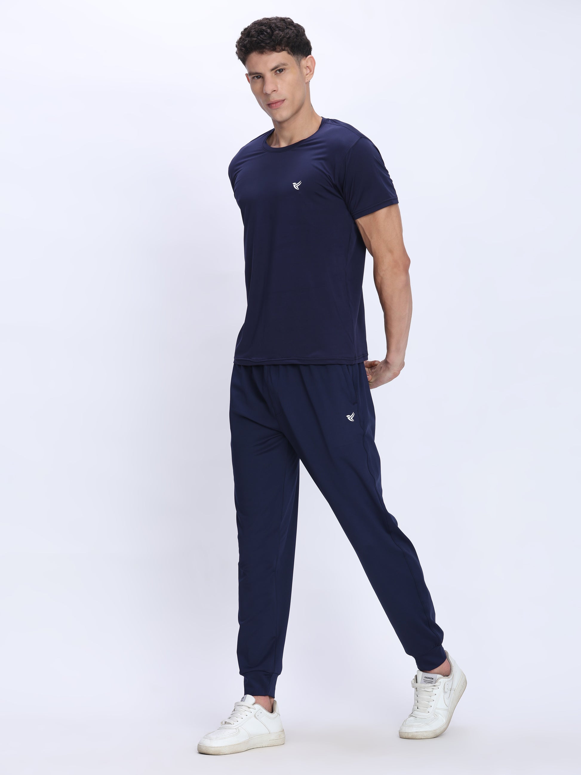 Dpassion Navy Performance T-Shirt Quick Dry Stretch Activewear - Dpassion