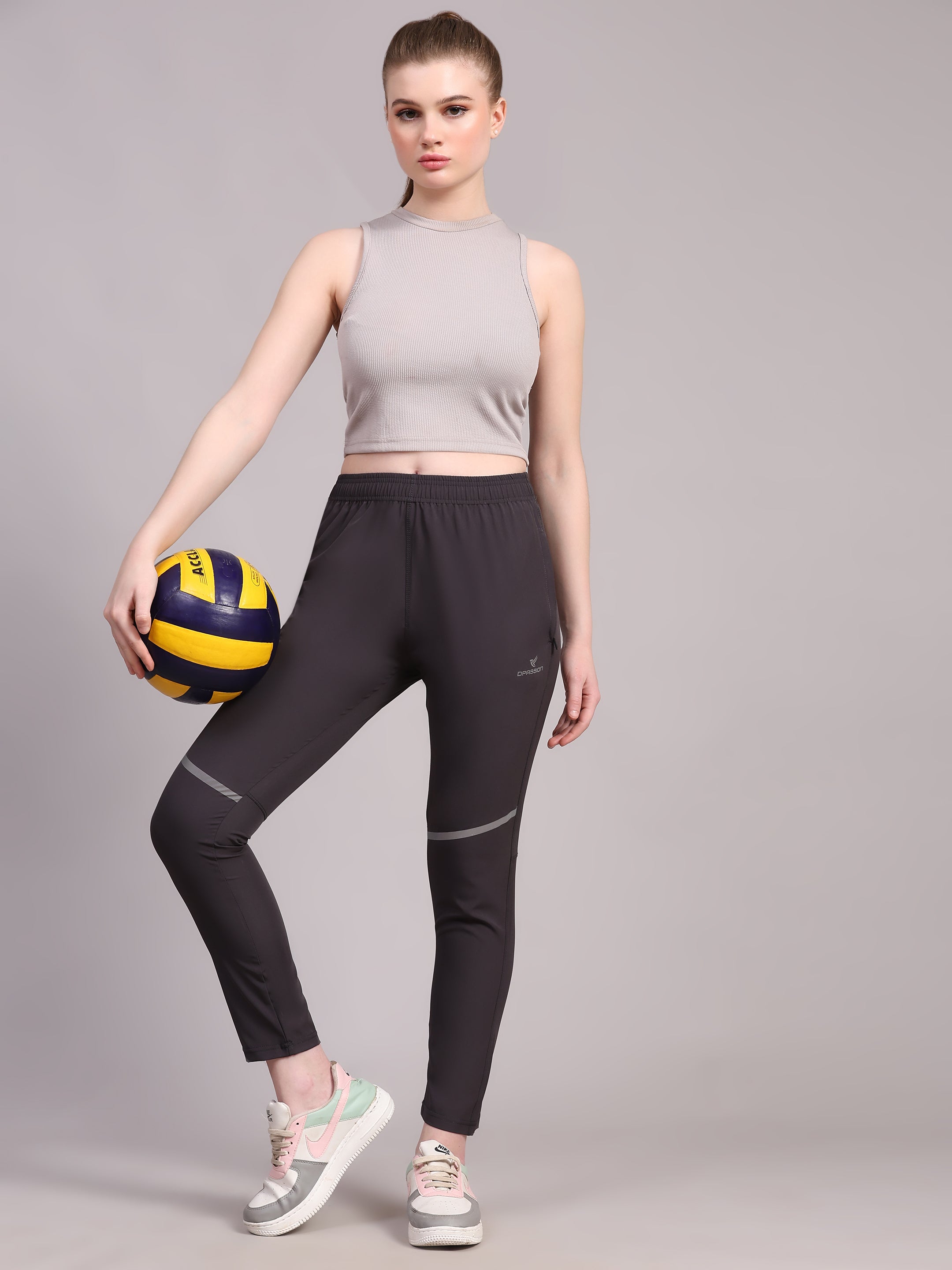 Imported NS Lycra 150 GSM Women Gym Track Pants