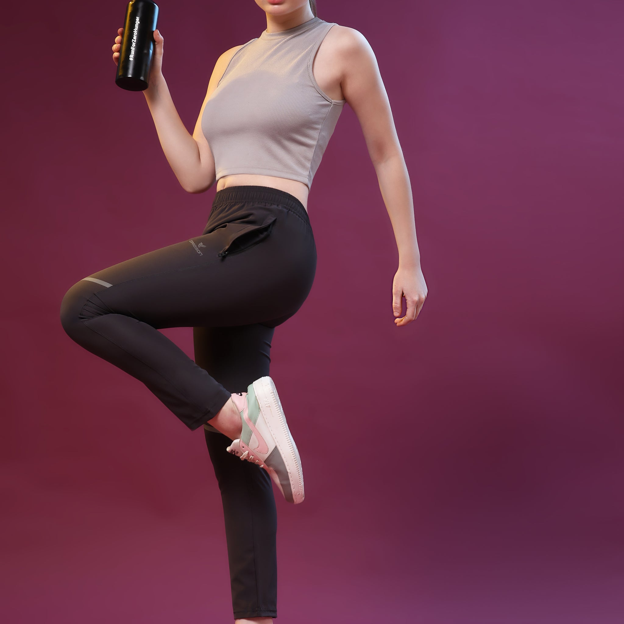 Imported NS Lycra 150 GSM Women Gym Track Pants