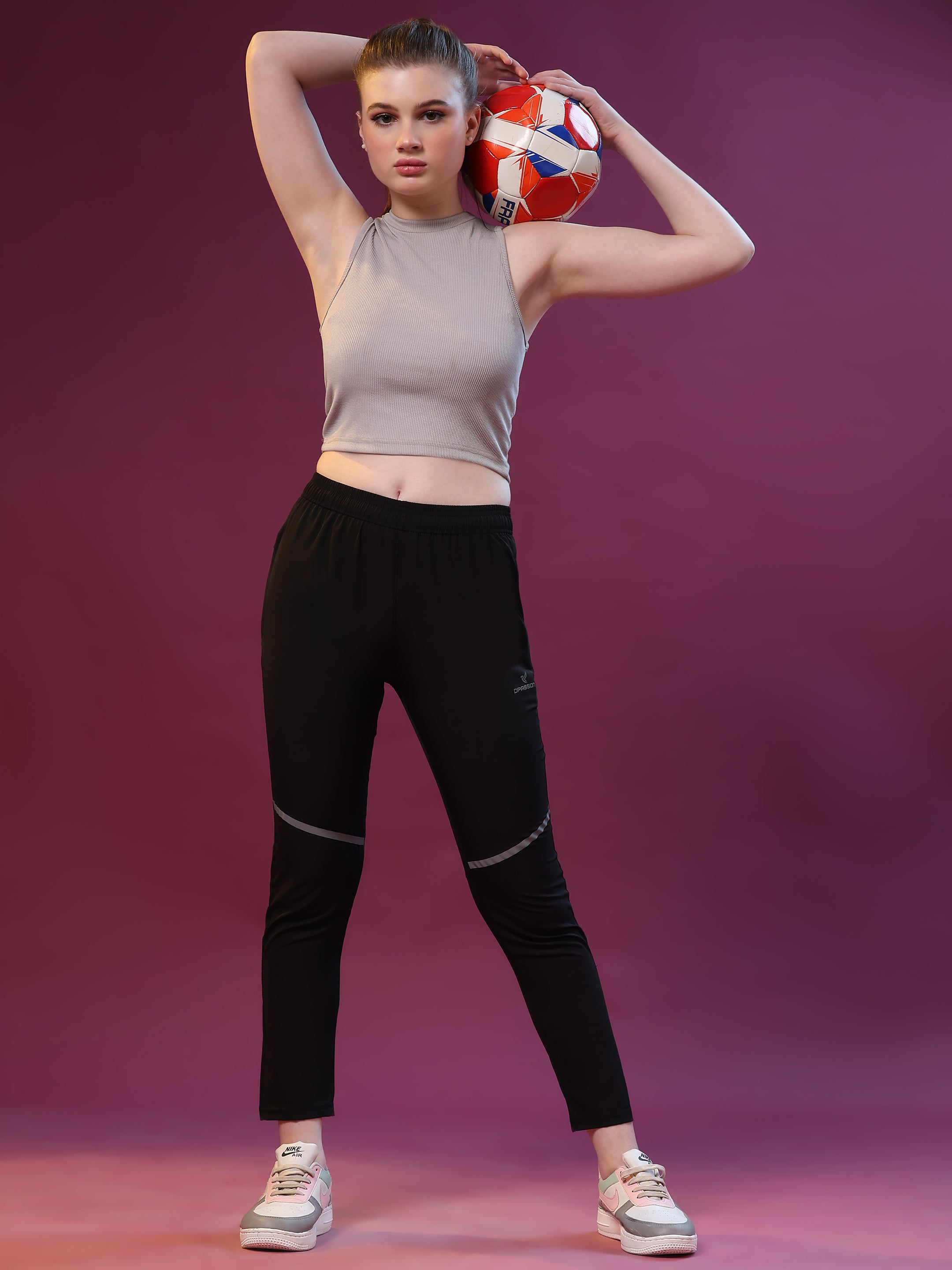 Imported NS Lycra 150 GSM Women Gym Track Pants