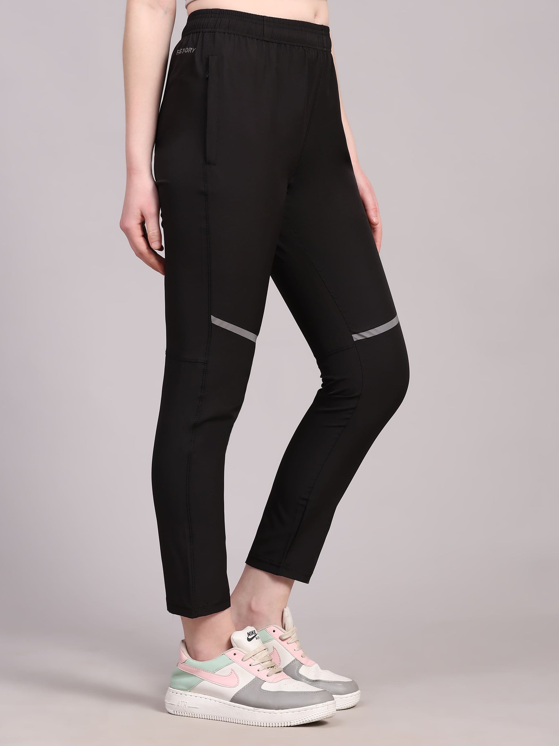 Dpassion Women Active Flex Black Training Pants - Dpassion