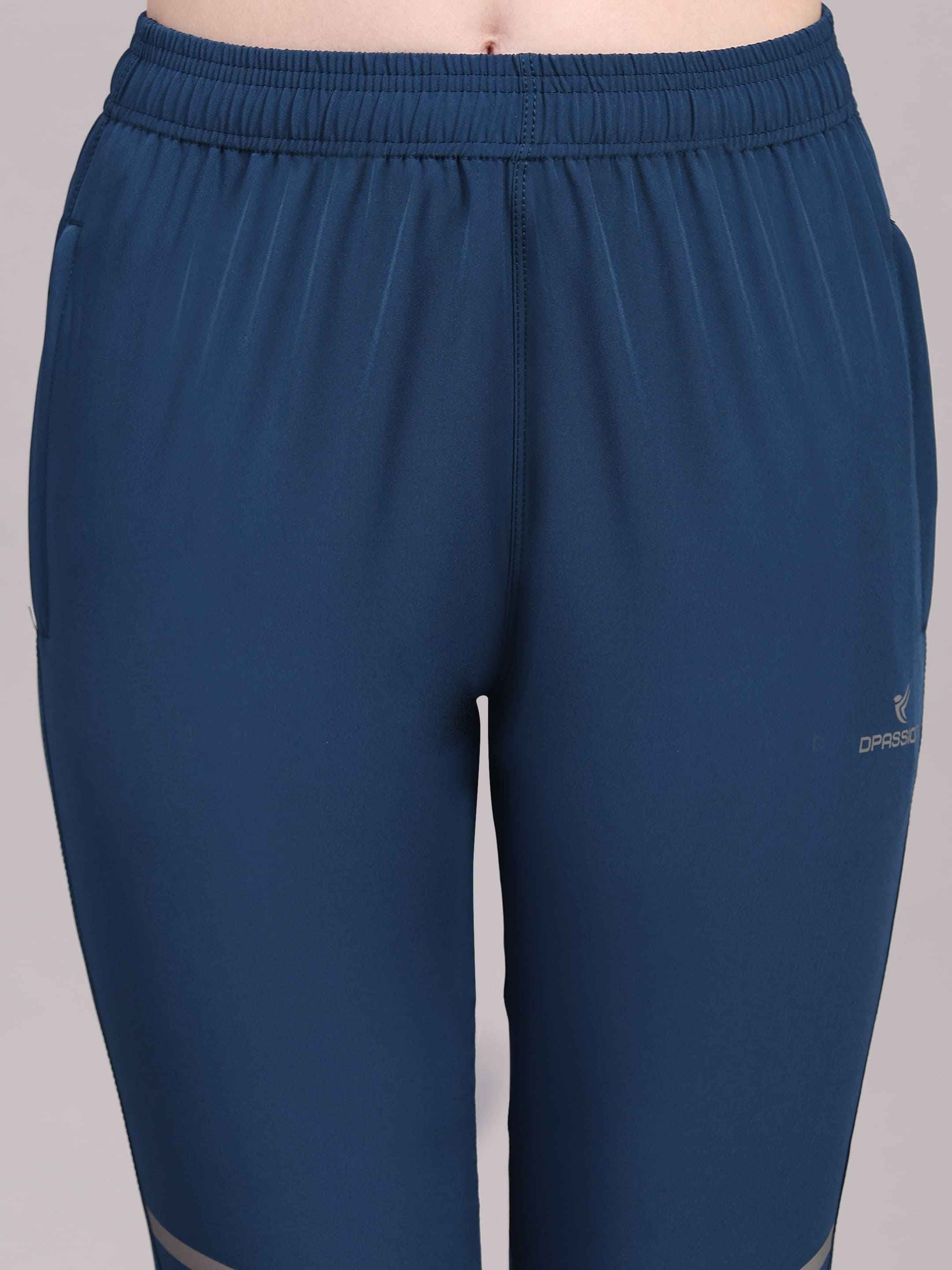 Dpassion Women Active Flex Blue Training Pants