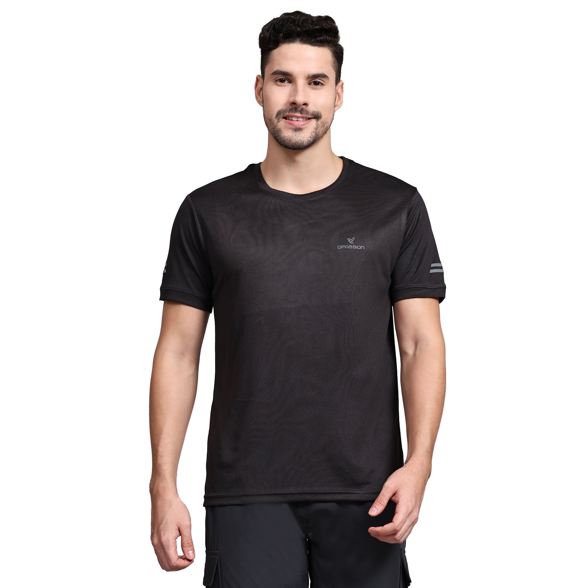 180 GSM Dot Knit Regular T Shirt
