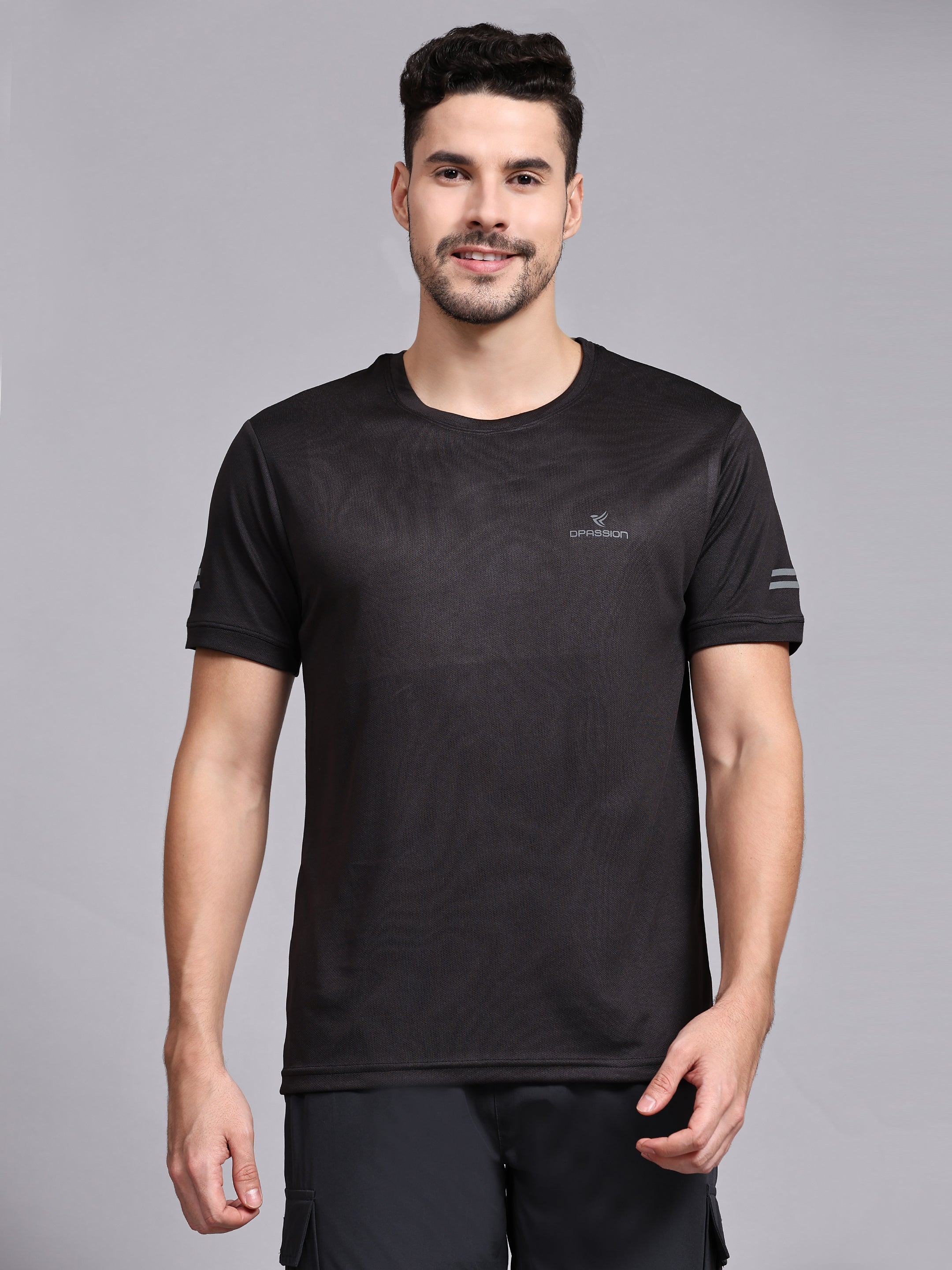 180 GSM Dot Knit Regular T Shirt