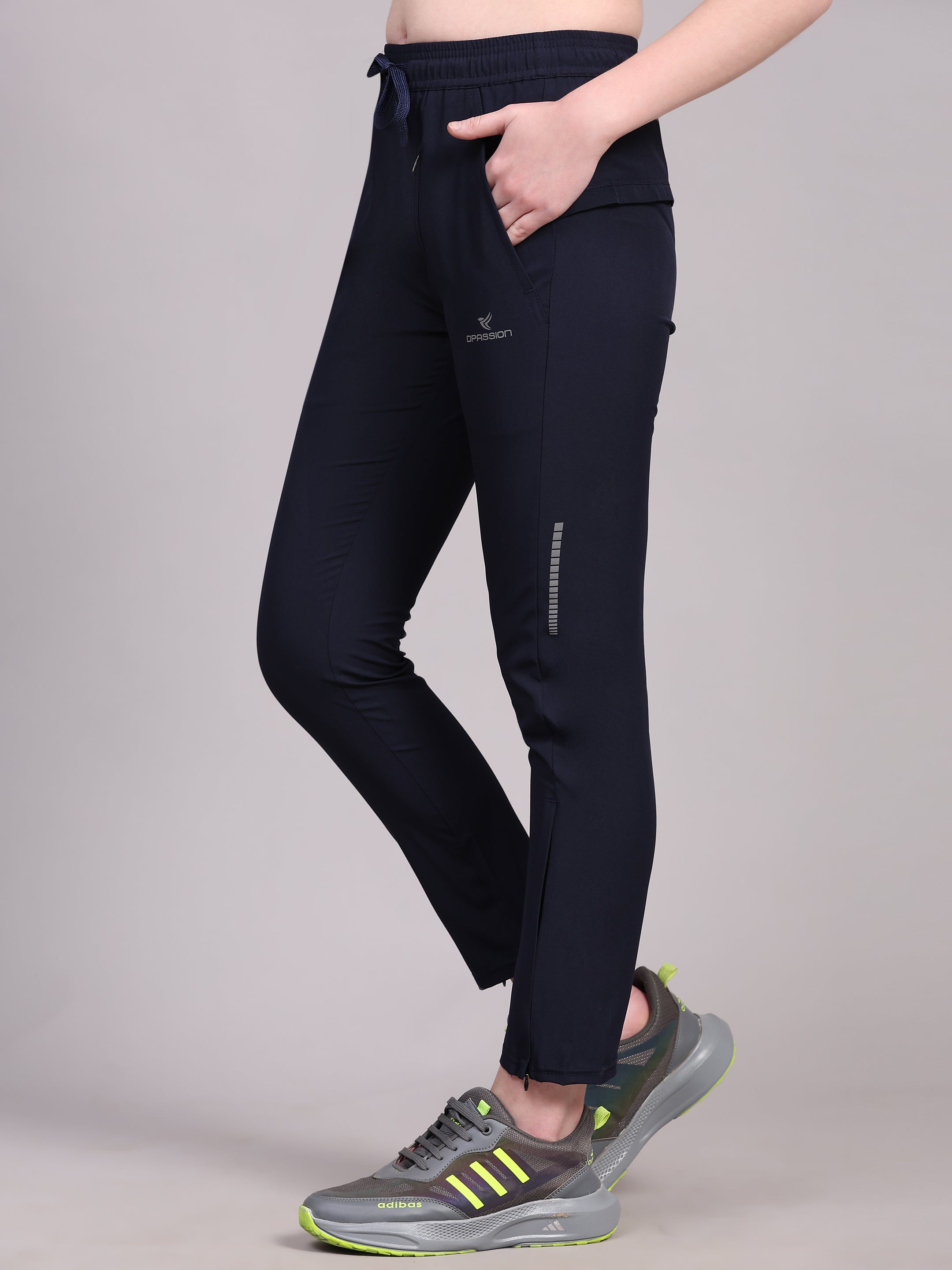Imported NS Lycra 150 GSM Running Track Pants For Women