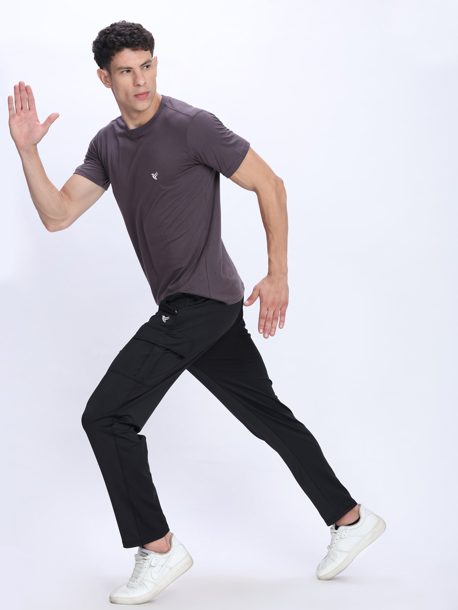 Dpassion Men Essential Cotton Active T Shirt Performance Gym Wear - Dpassion