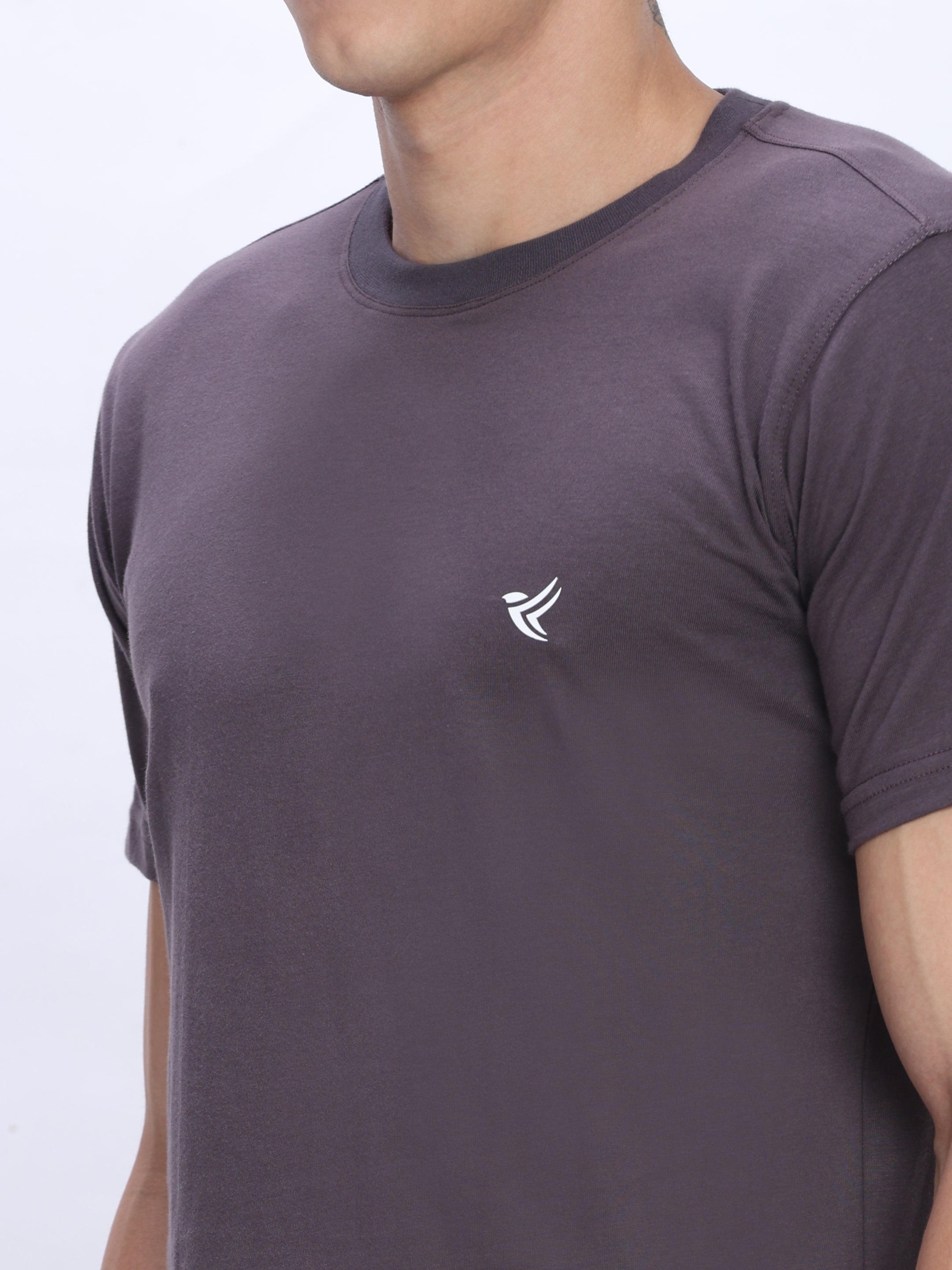 Dpassion Men Essential Cotton Active T Shirt Performance Gym Wear - Dpassion
