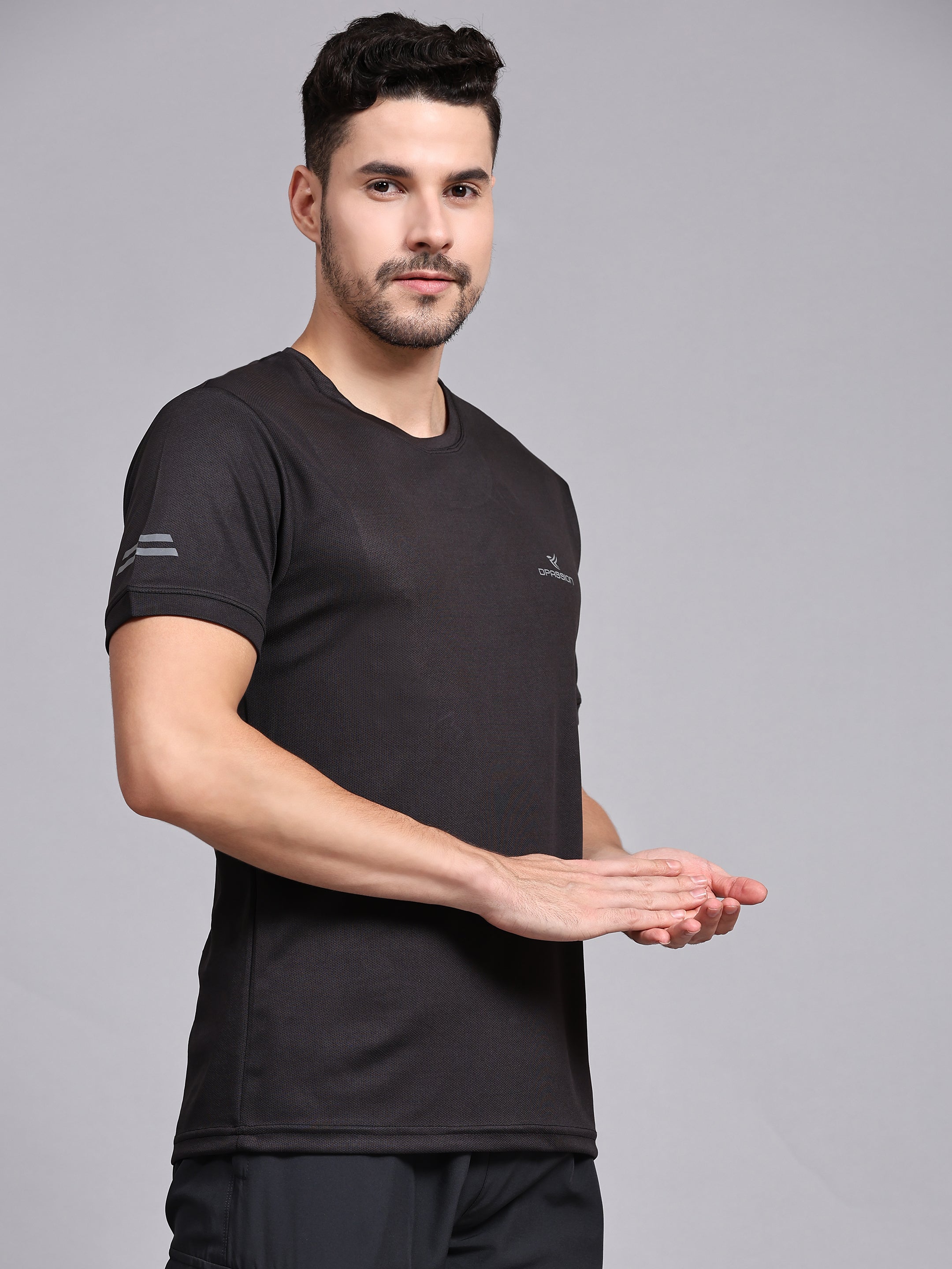 180 GSM Dot Knit Regular T Shirt