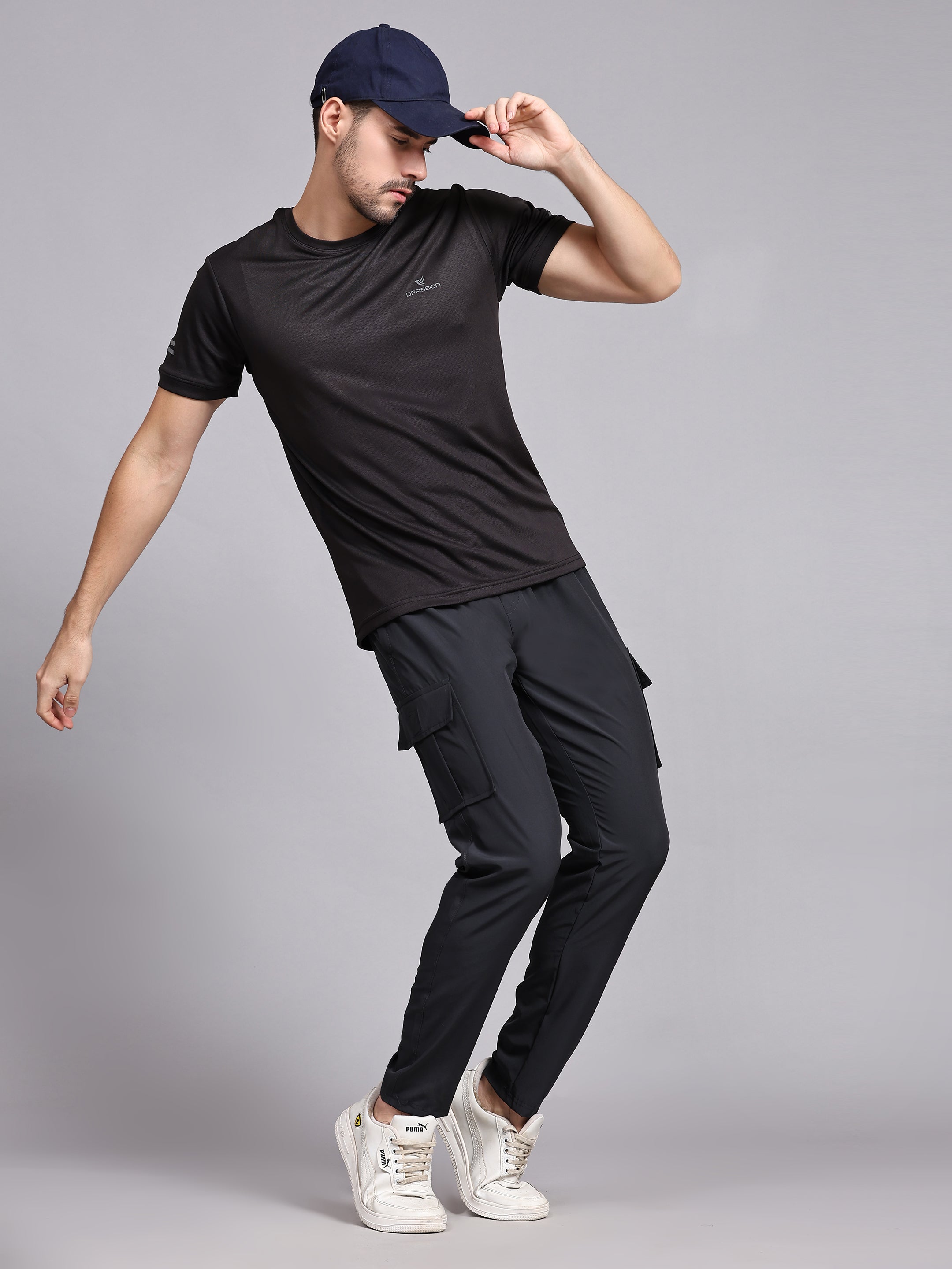 180 GSM Dot Knit Regular T Shirt