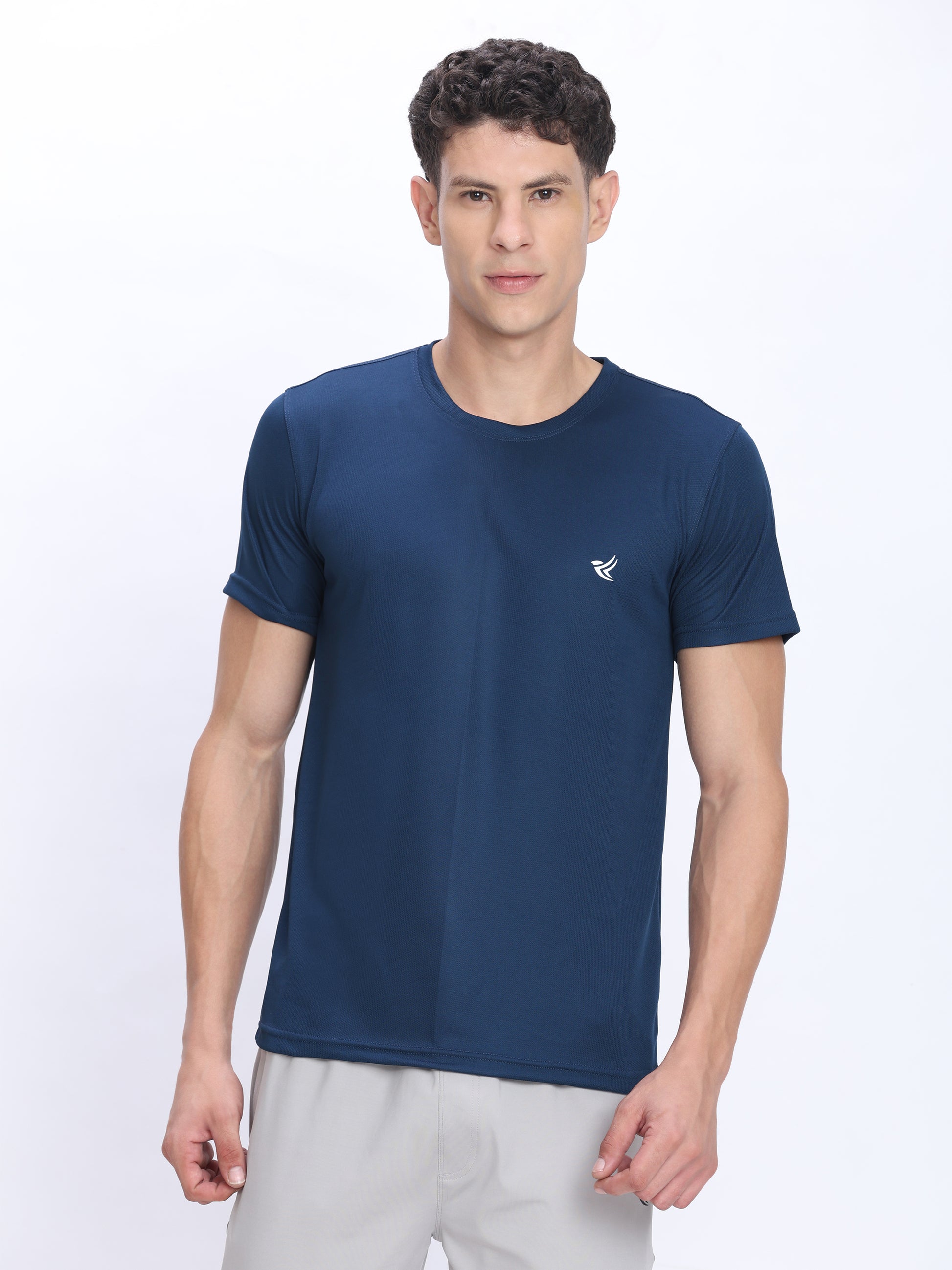 Dpassion Royal Blue Performance T-Shirt Quick Dry Breathable Activewear - Dpassion