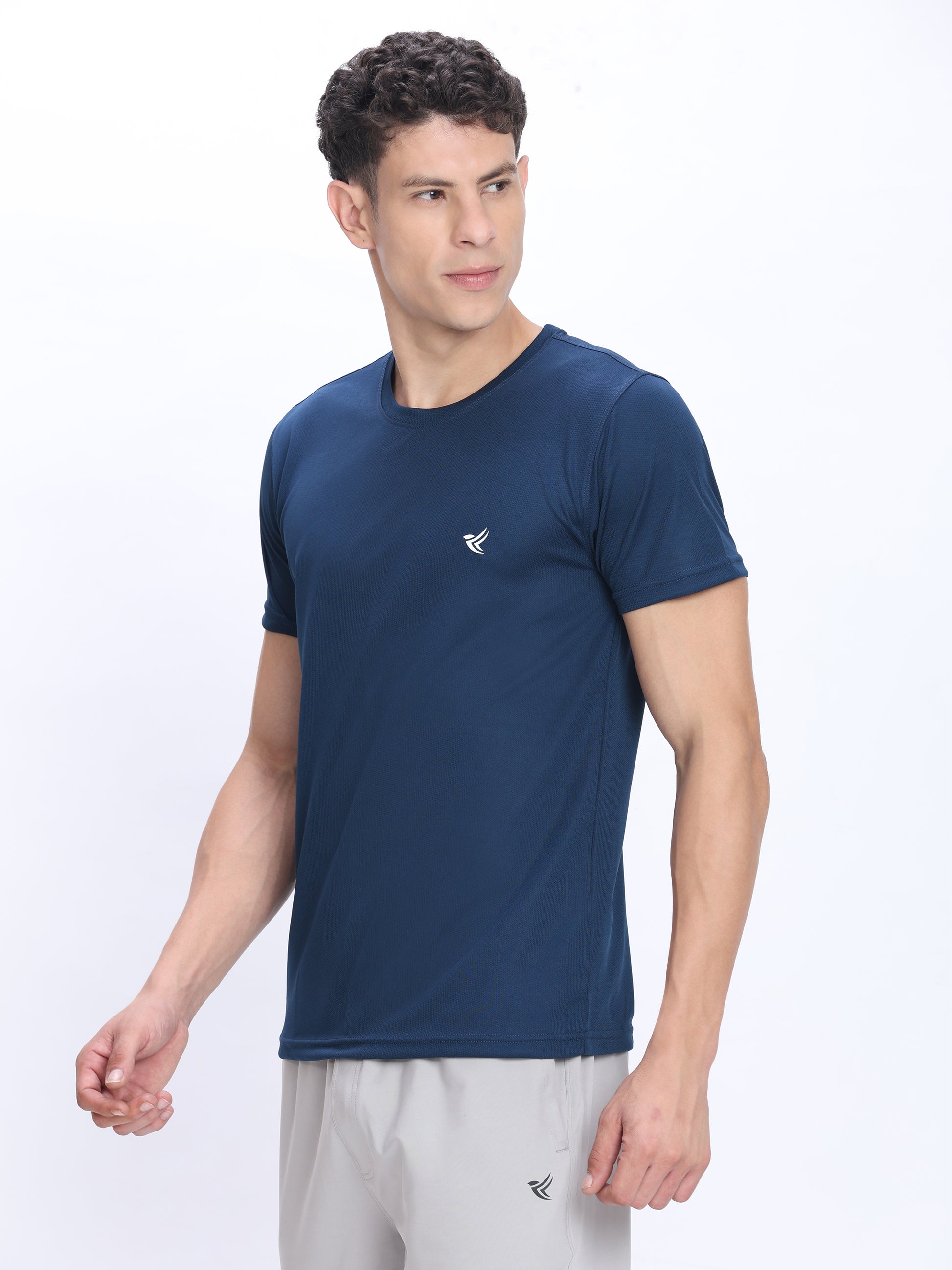 Dpassion Royal Blue Performance T-Shirt Quick Dry Breathable Activewear - Dpassion