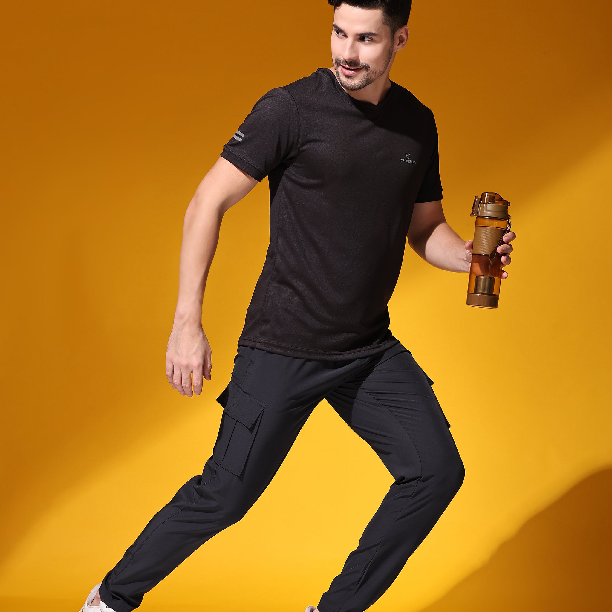 180 GSM Dot Knit Regular T Shirt
