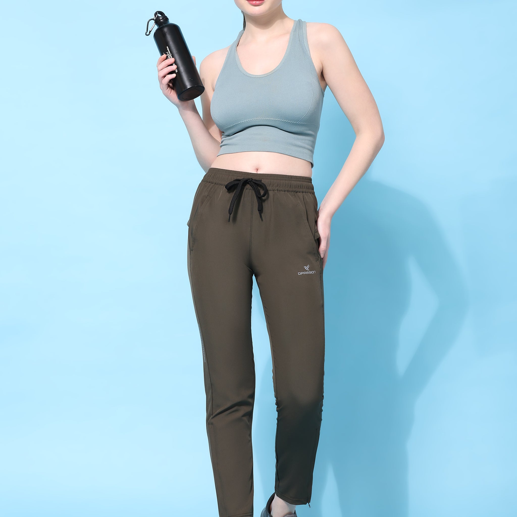 Imported NS Lycra 150 GSM Running Track Pants For Women