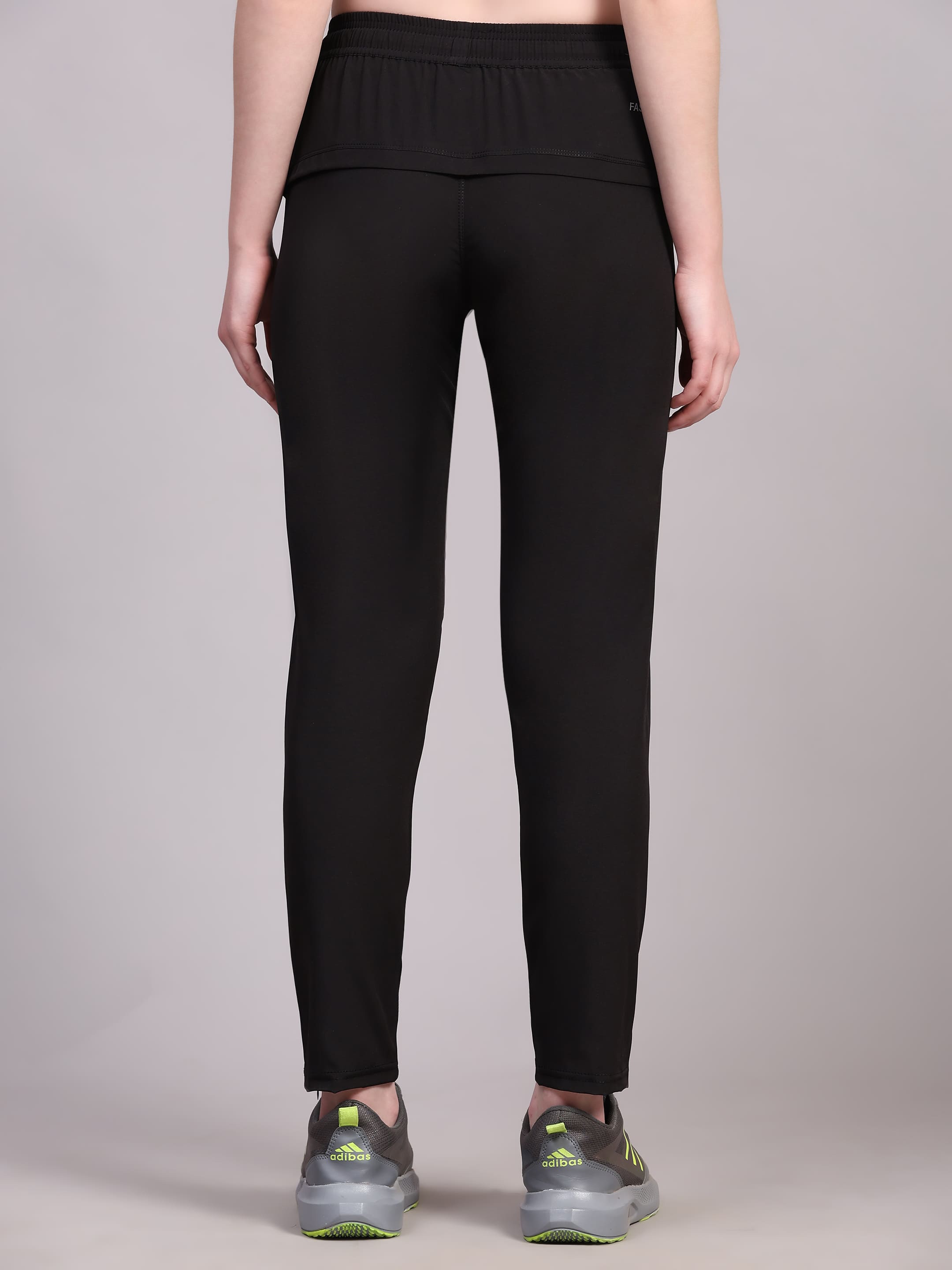 Dpassion Women’s Core Black Training Track Pants – Slim Fit Activewear - Dpassion