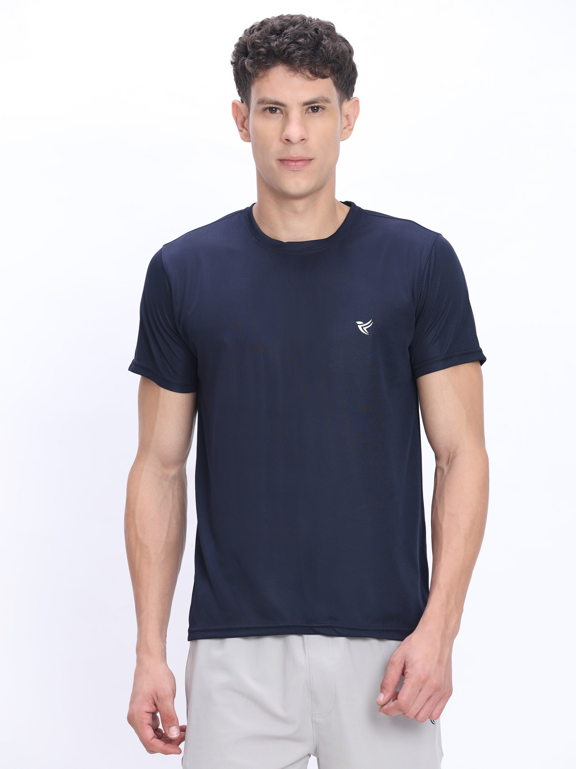 Dpassion Navy Performance T-Shirt Quick Dry Breathable Activewear - Dpassion