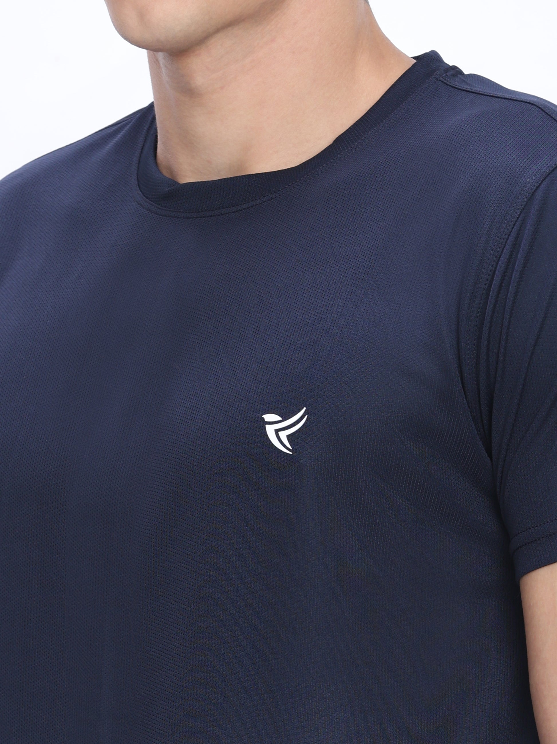 Dpassion Navy Performance T-Shirt Quick Dry Breathable Activewear - Dpassion