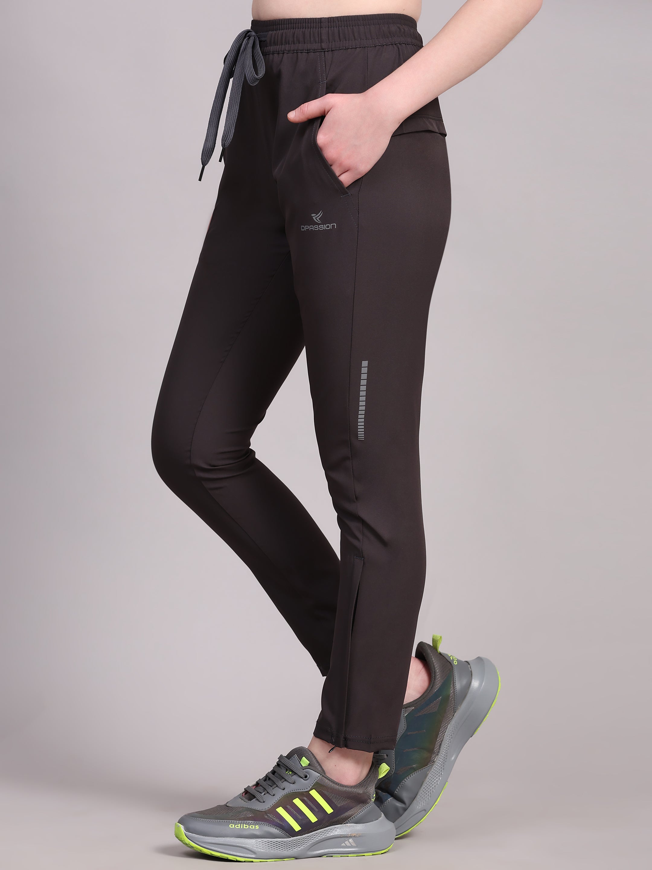 Imported NS Lycra 150 GSM Running Track Pants For Women