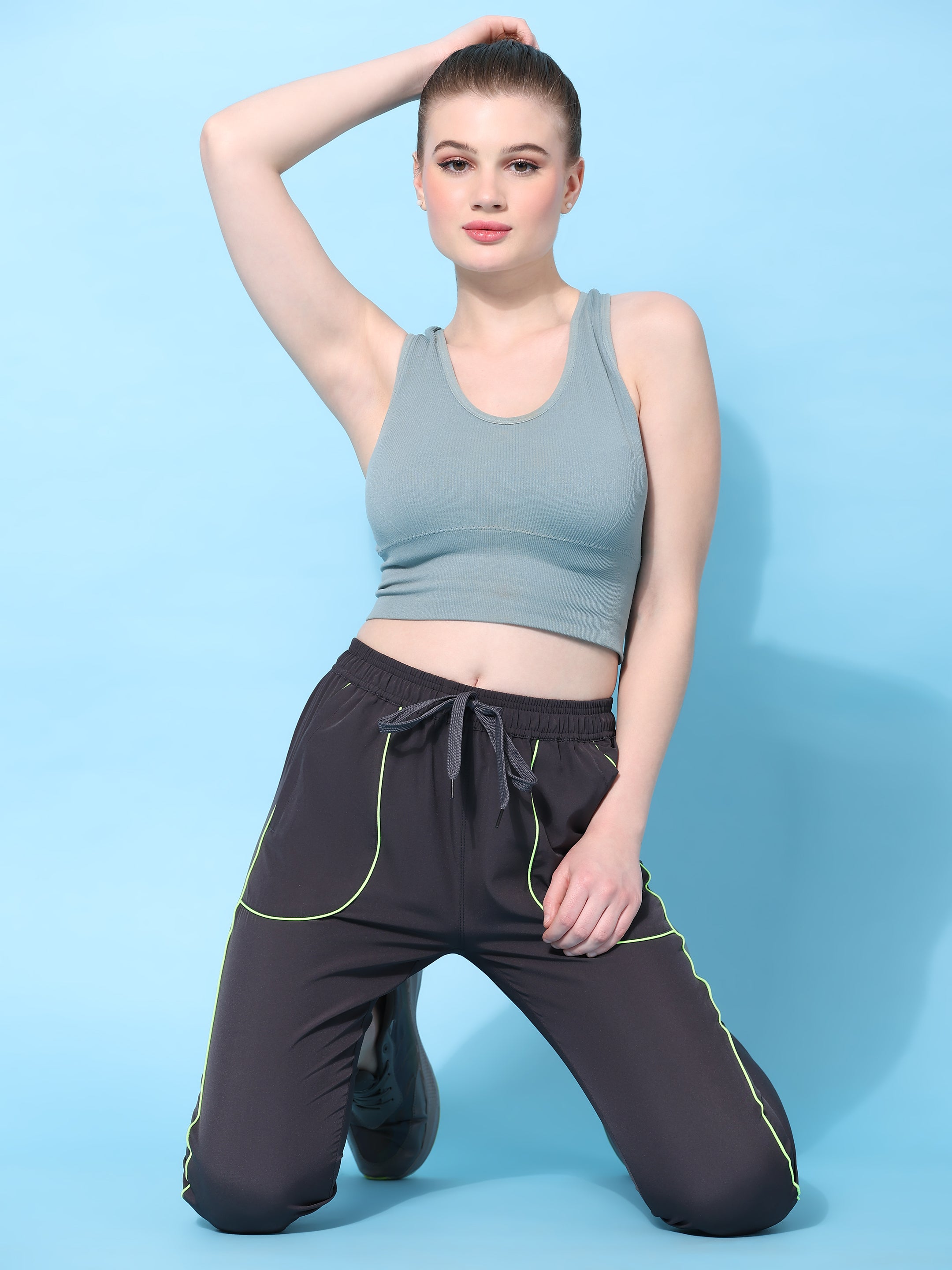 Imported NS Lycra 150 GSM Women Running Track Pants