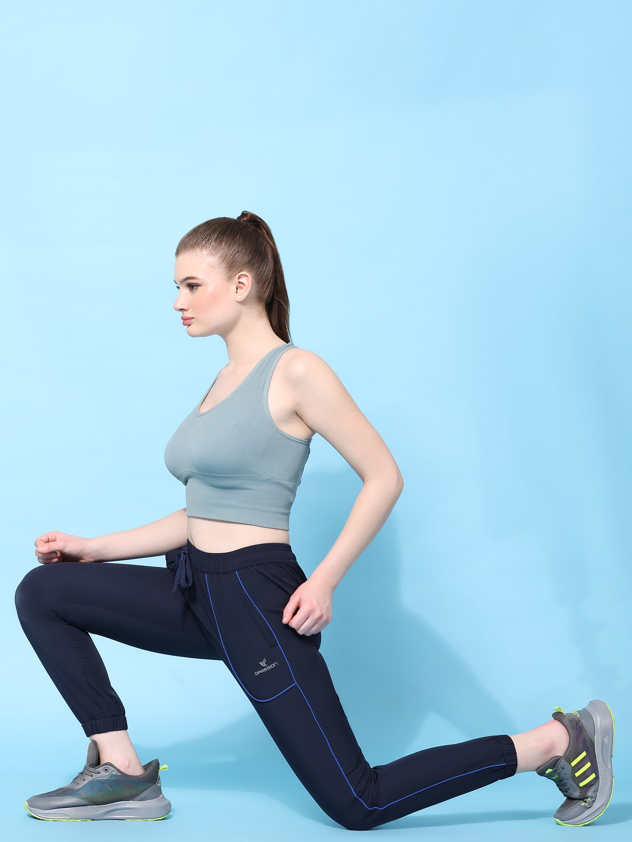 Imported NS Lycra 150 GSM Women Running Track Pants