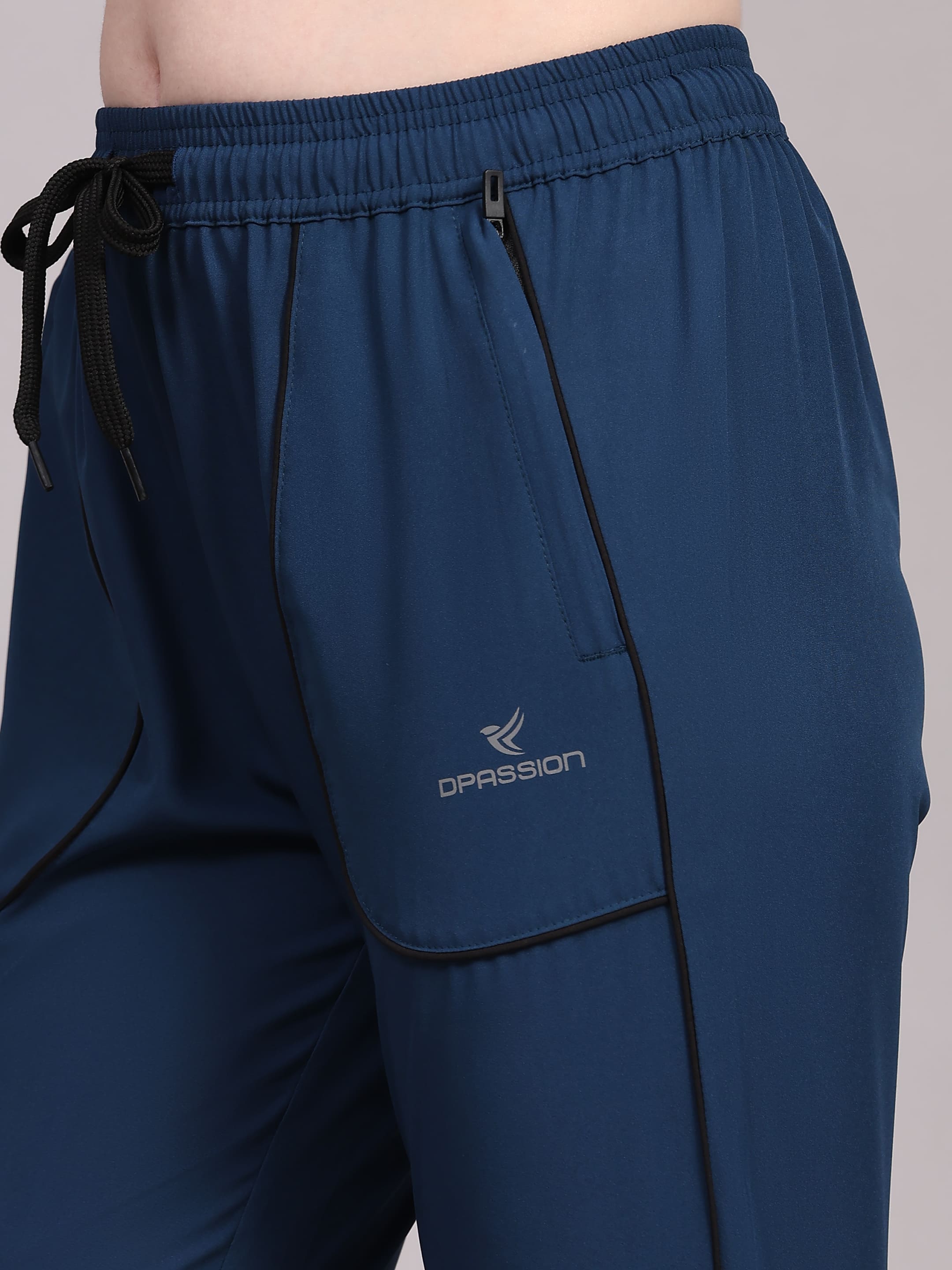 Dpassion Women’s Navy Jogger Track Pants Training Activewear