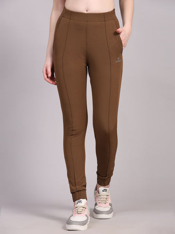 Imported NS Terry Nyloon Lycra 190 GSM Training Joggers Pants For Women
