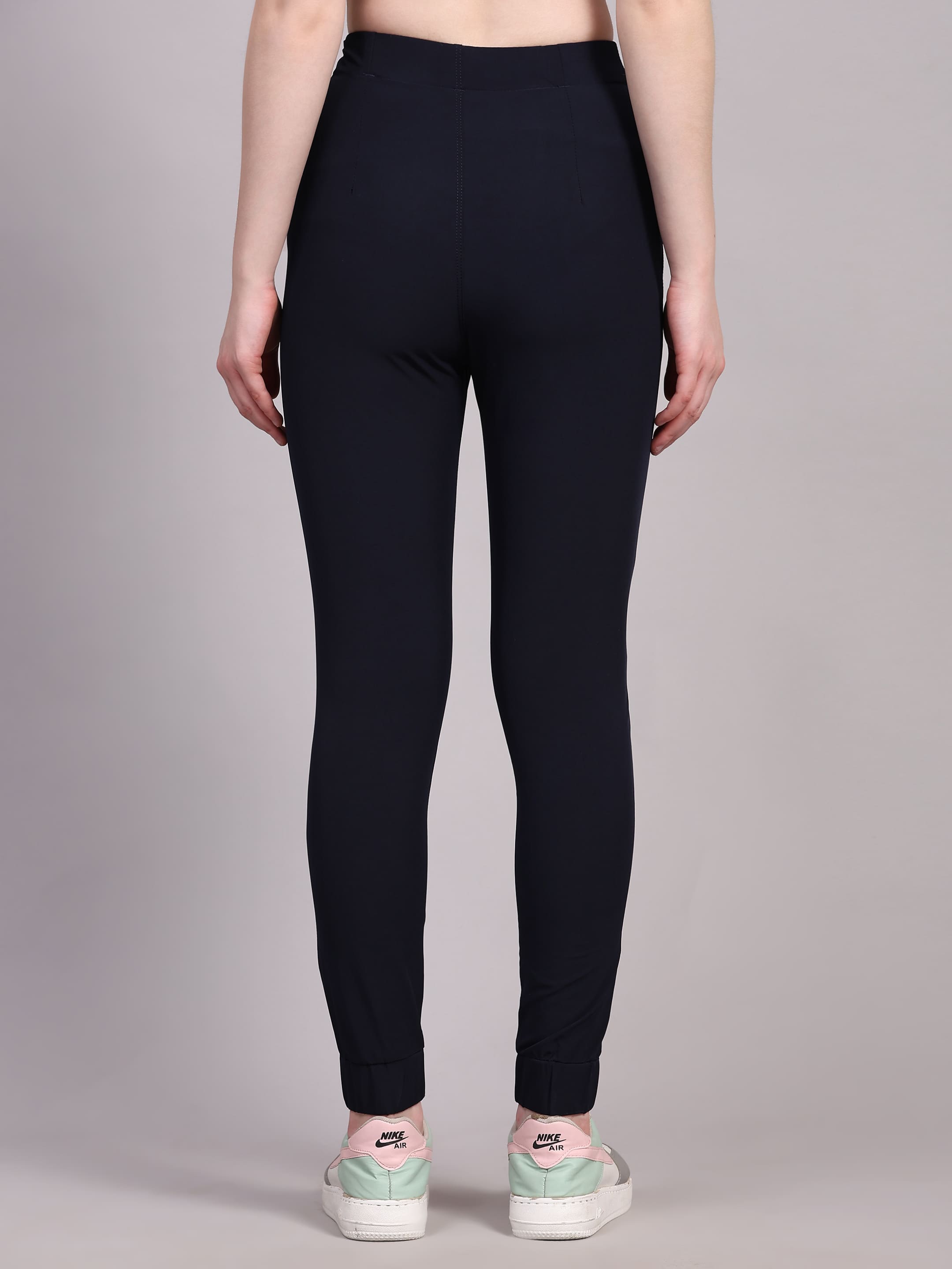 Dpassion Women Sculpt Fit Navy Performance Jogger Pants - Dpassion