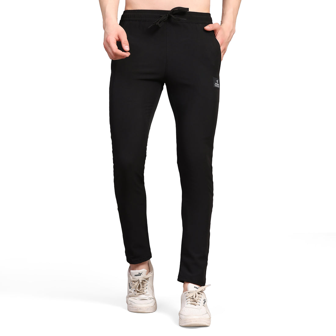 Imported NS Terry Nyloon Lycra 190 GSM Men Track Pants