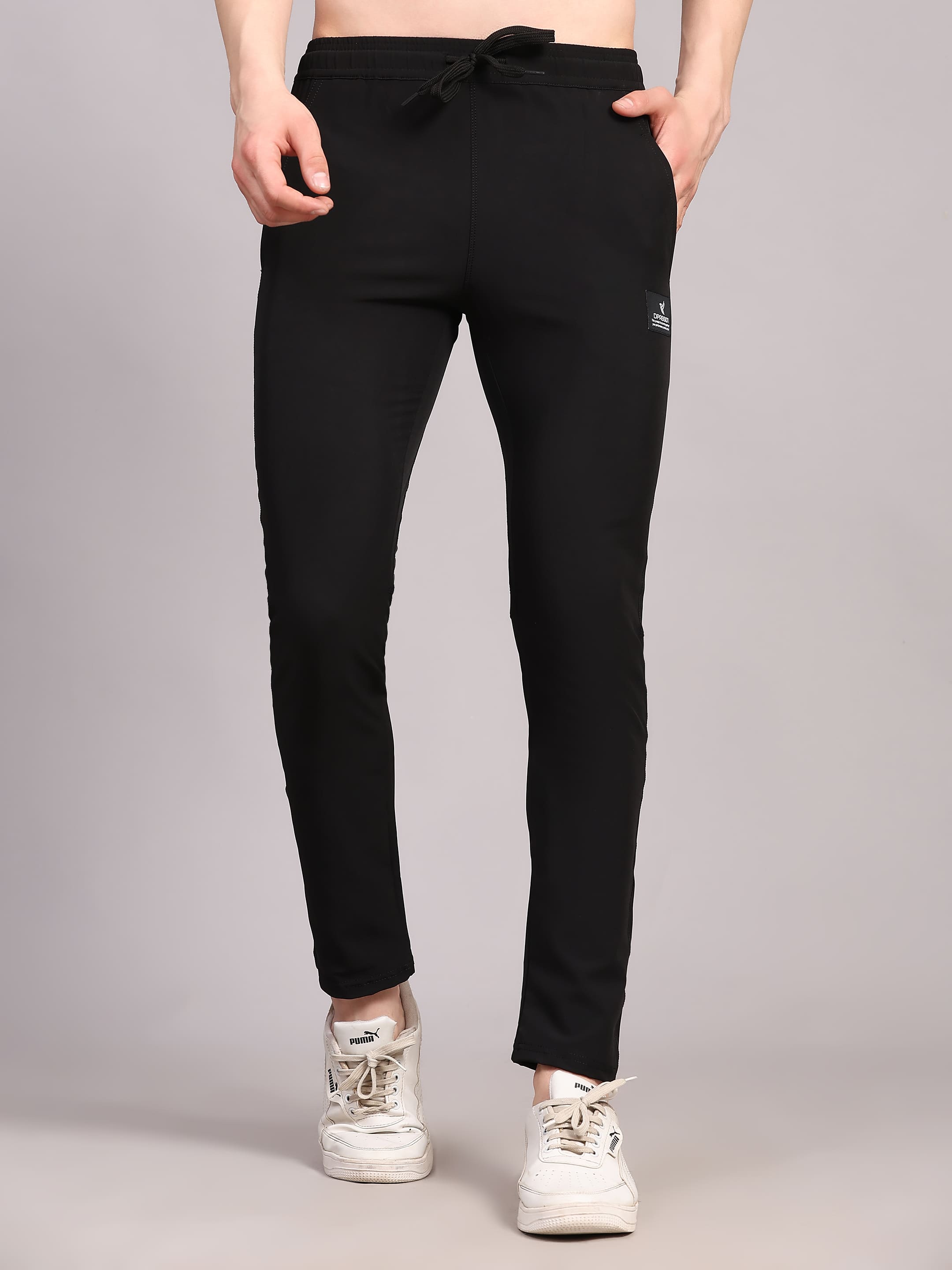 Dpassion Men Slim Fit Trackpants | Stretch Gym Workout Running Sportswear - Dpassion