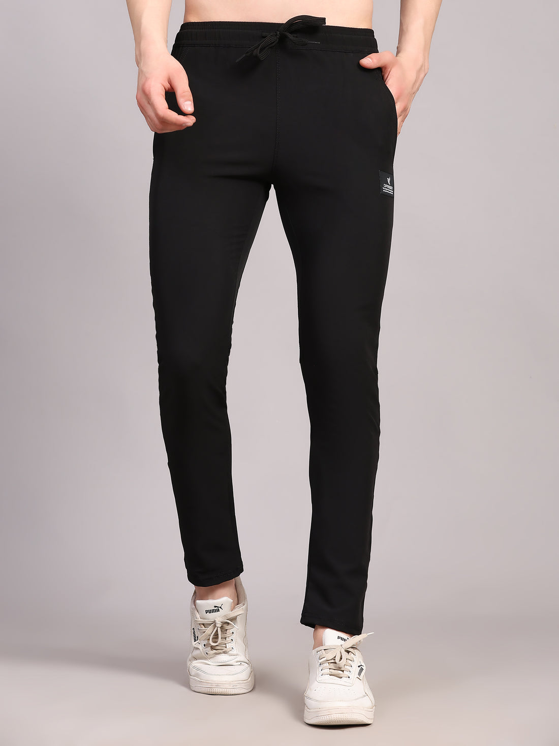 Imported NS Terry Nyloon Lycra 190 GSM Men Track Pants