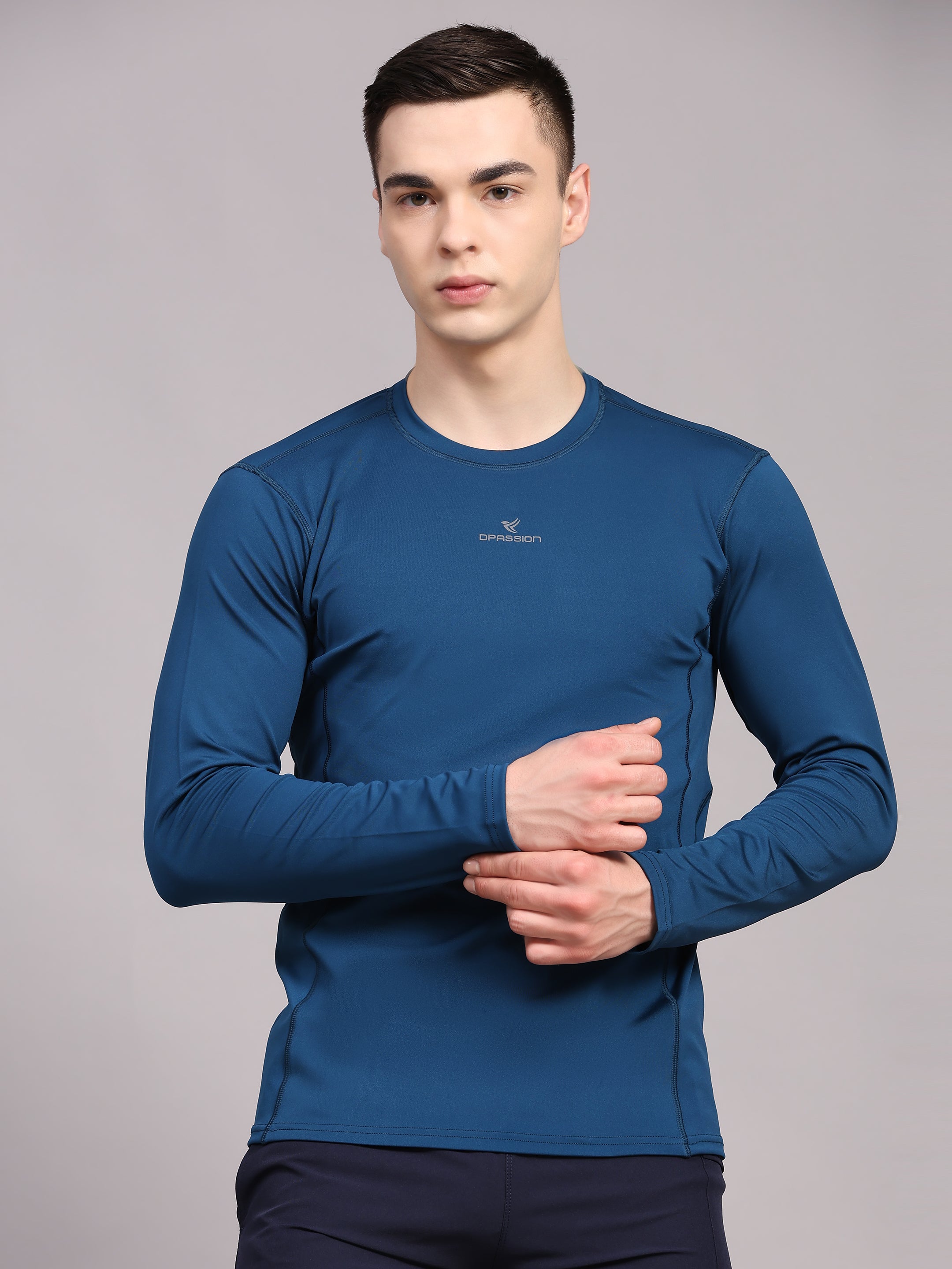 Dpassion Men’s Performance Long Sleeve Training T-Shirt Activewear
