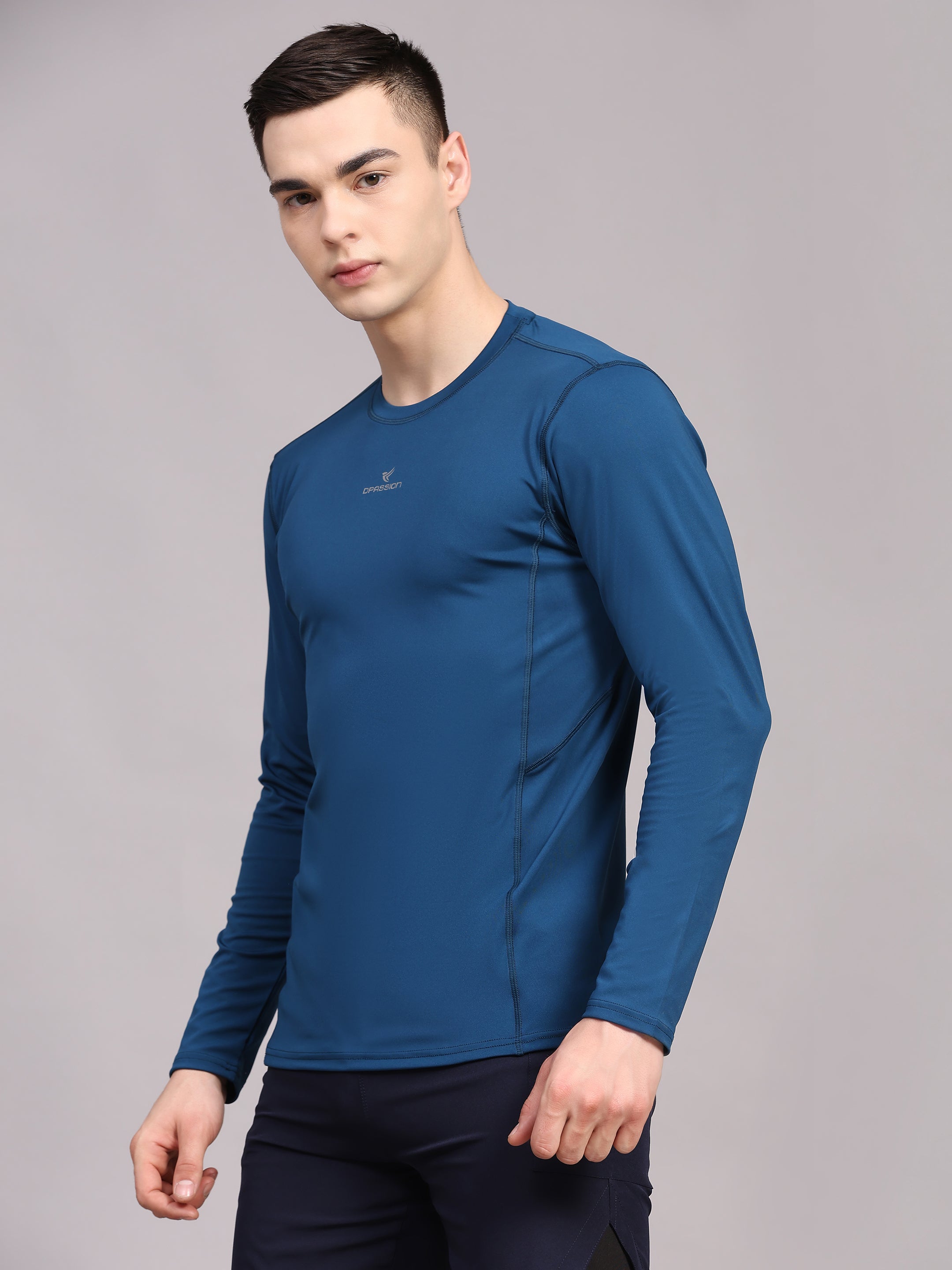 Dpassion Men’s Performance Long Sleeve Training T-Shirt Activewear