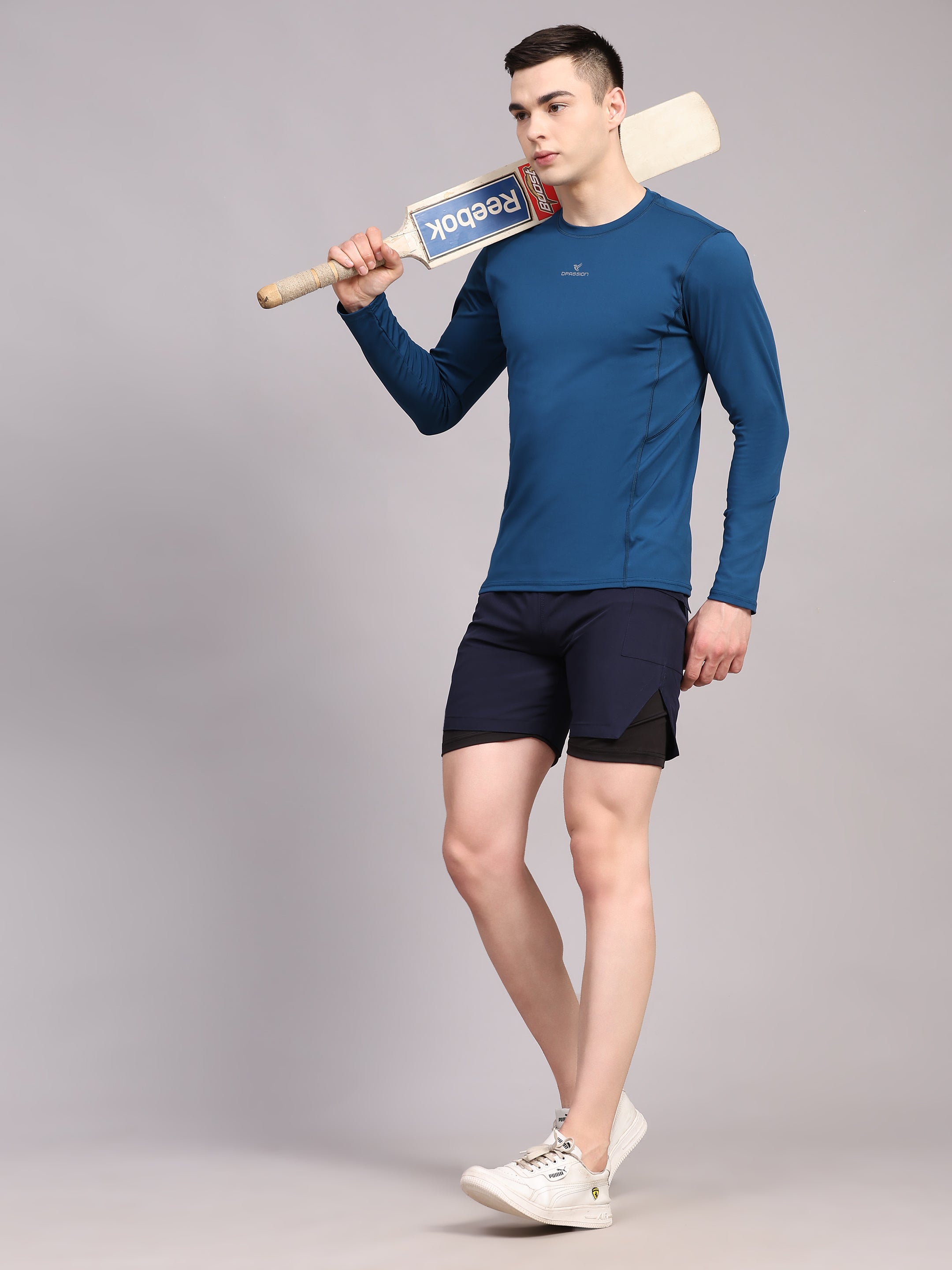 Dpassion Men’s Performance Long Sleeve Training T-Shirt Activewear