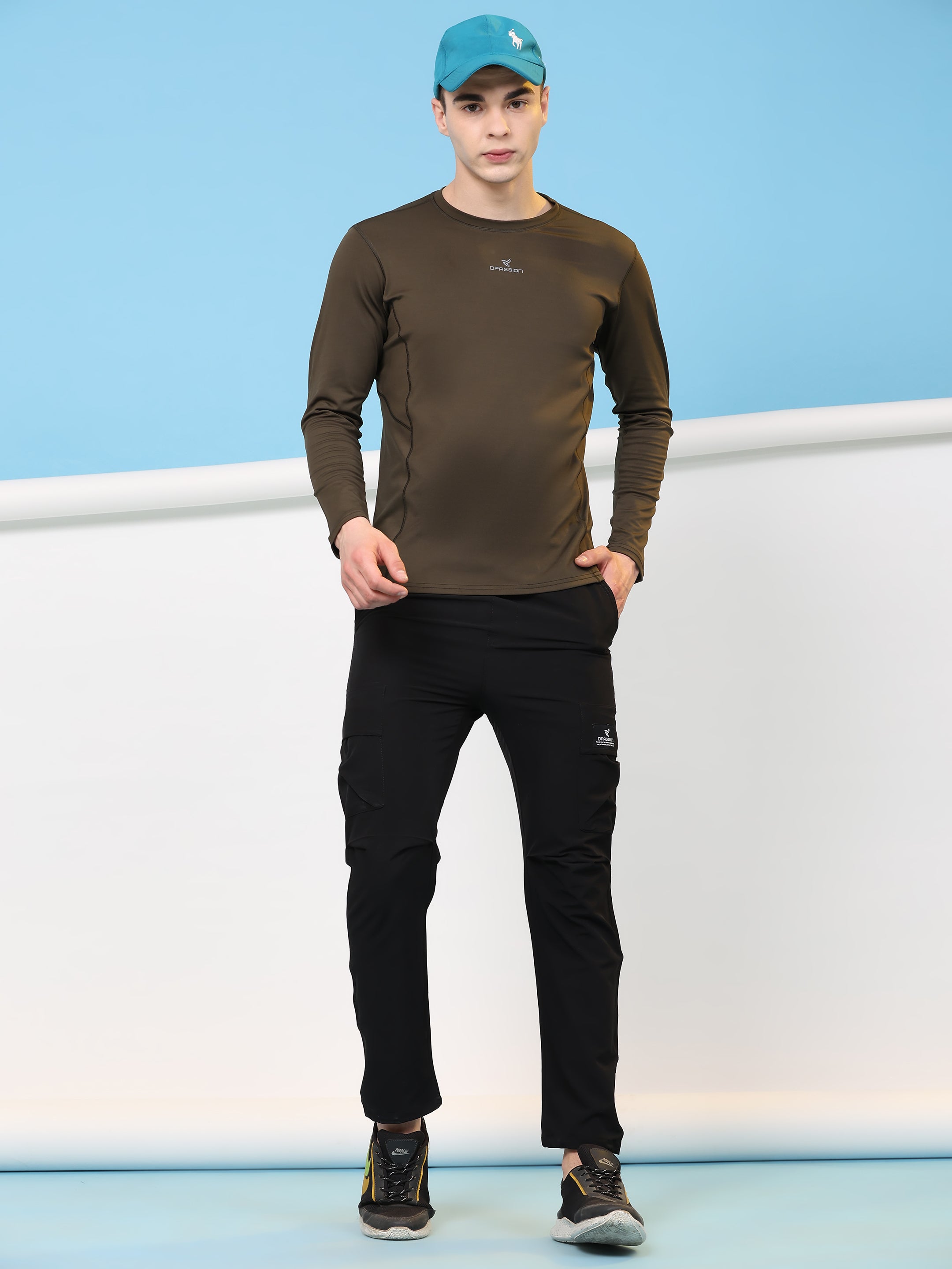 Imported Taiwan 4 Way Lycra 250 GSM  Men Training T-Shirt