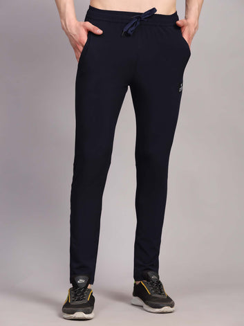 Regular fit sports track pants for men