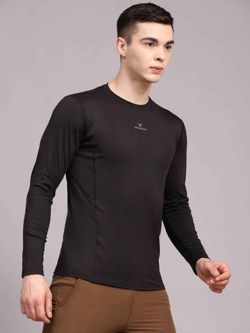 Dpassion Men’s Black Performance Long Sleeve Training T-Shirt