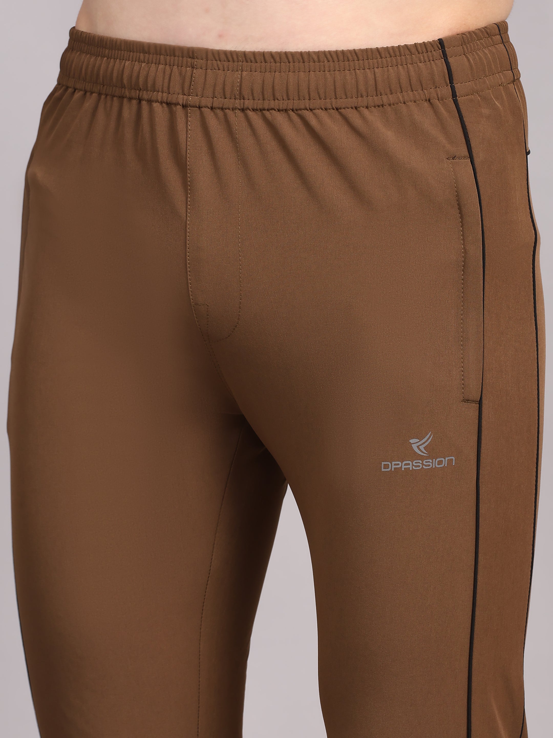 Imported NS Terry Nyloon Lycra 190 GSM Track Pants For Men