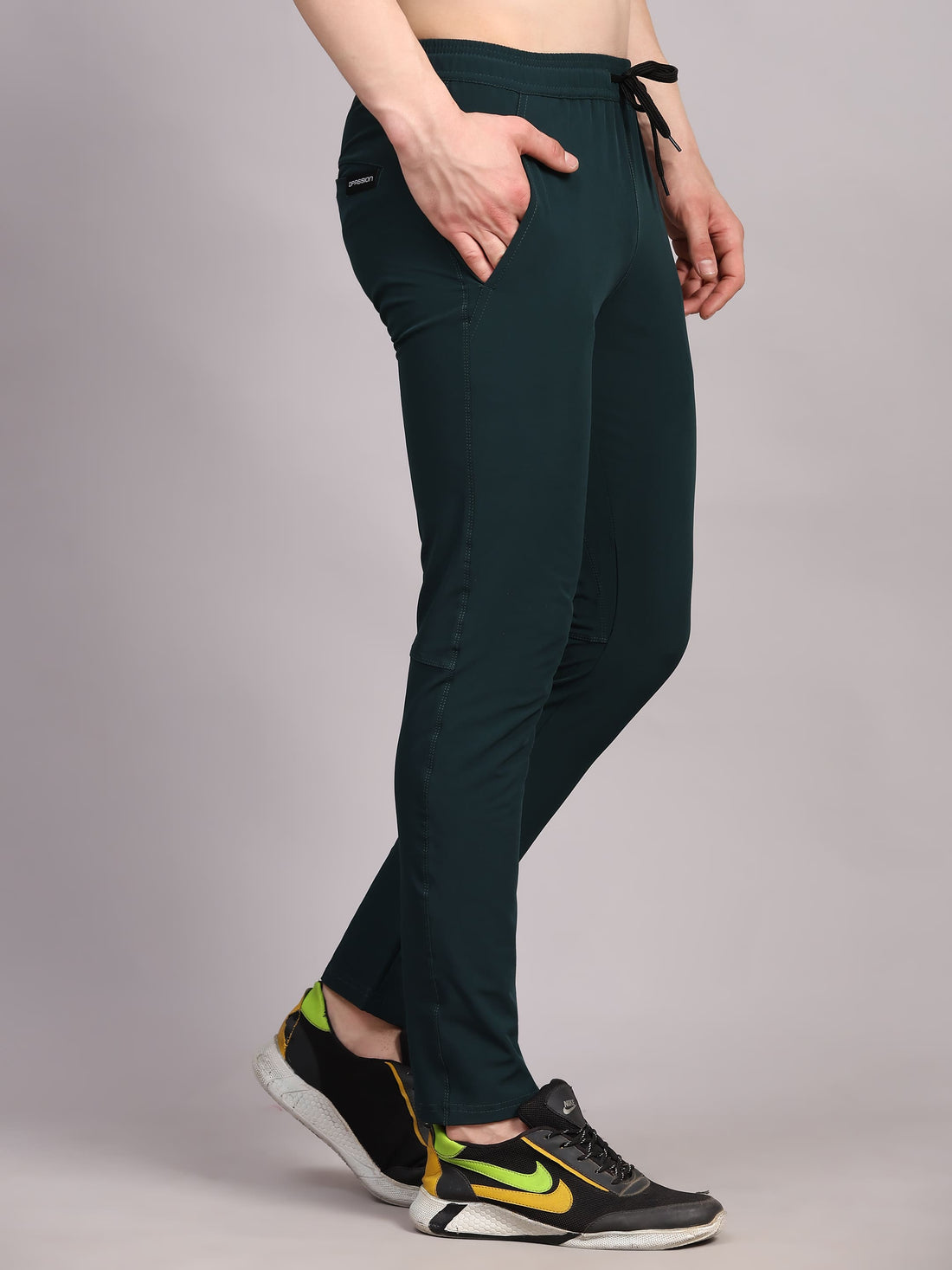 Dpassion Men Slim Fit Training Track Pants Stretch Gym Activewear - Dpassion