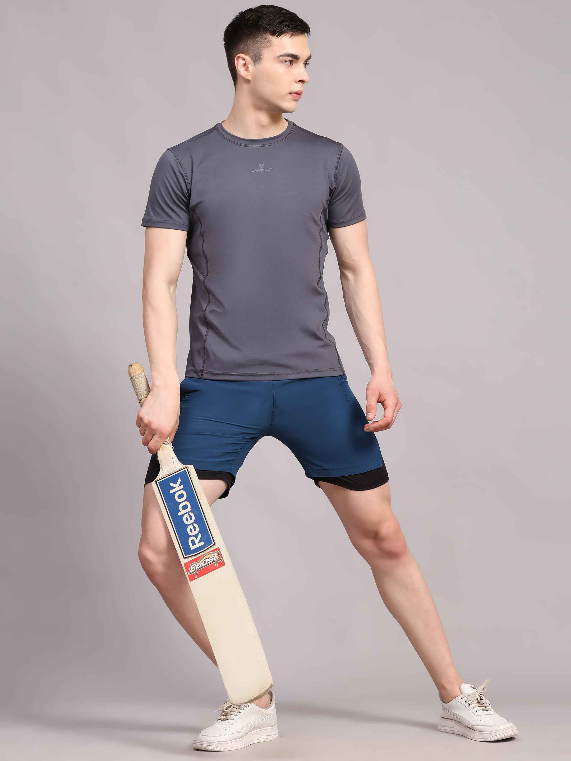 Dpassion 2 in 1 Performance Training Shorts Mens Premium Activewear