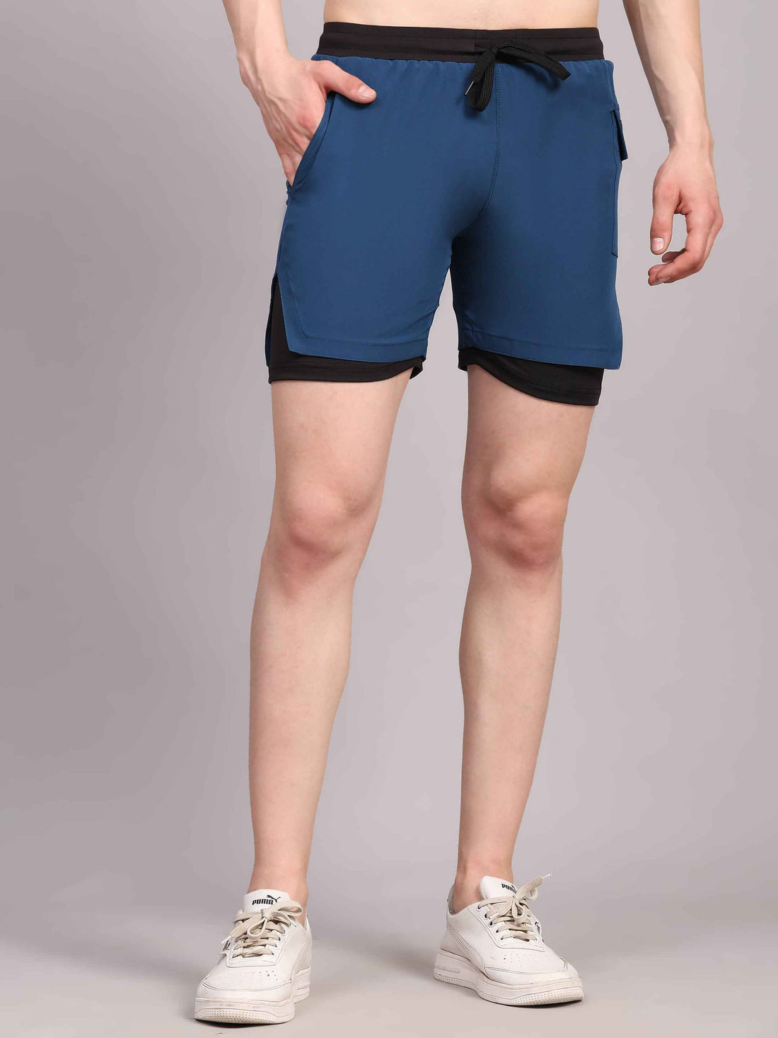 Dpassion 2 in 1 Performance Training Shorts Mens Premium Activewear