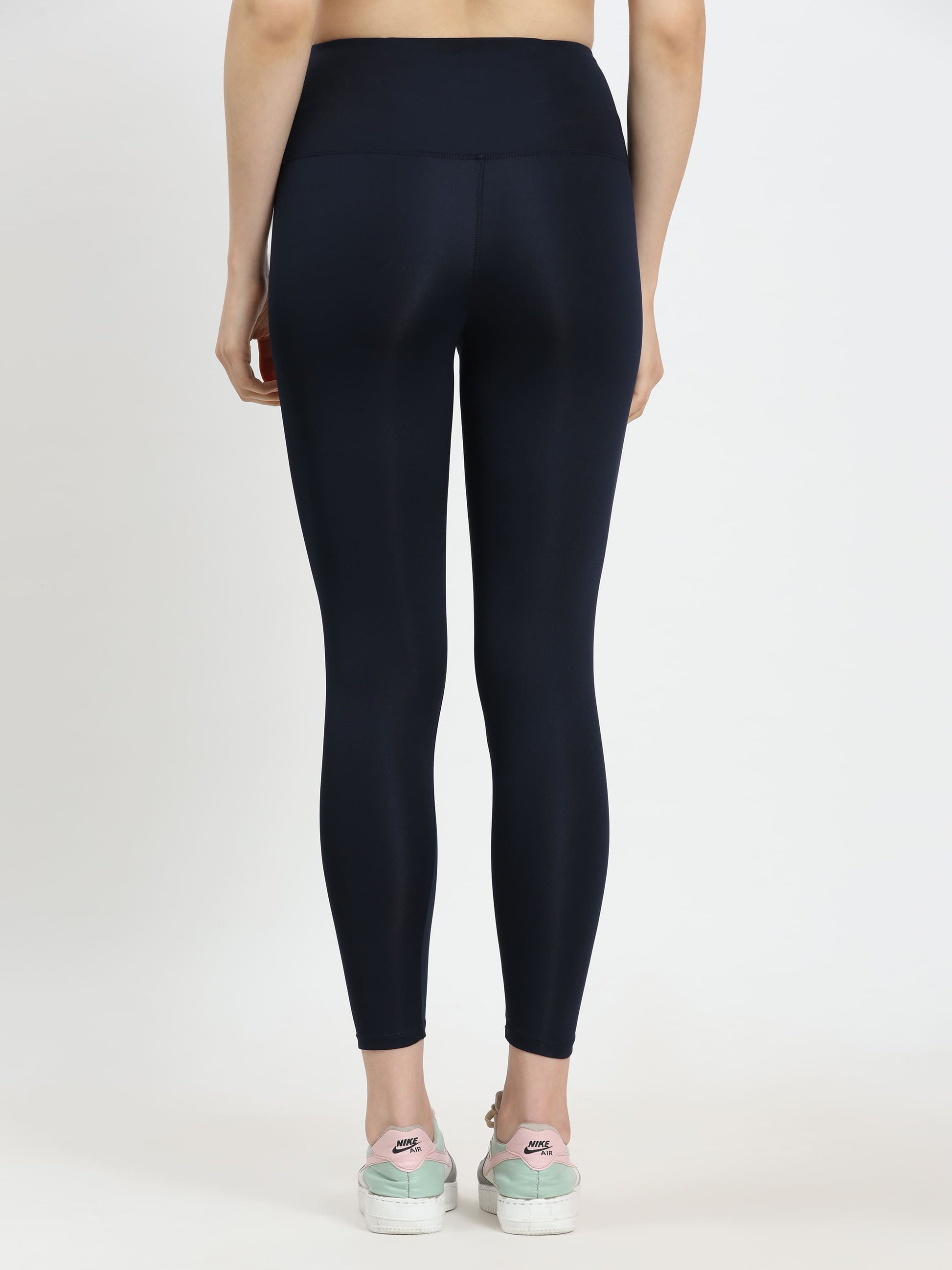 Dpassion Women’s Sculpt High Waist Leggings Navy Performance Wear - Dpassion
