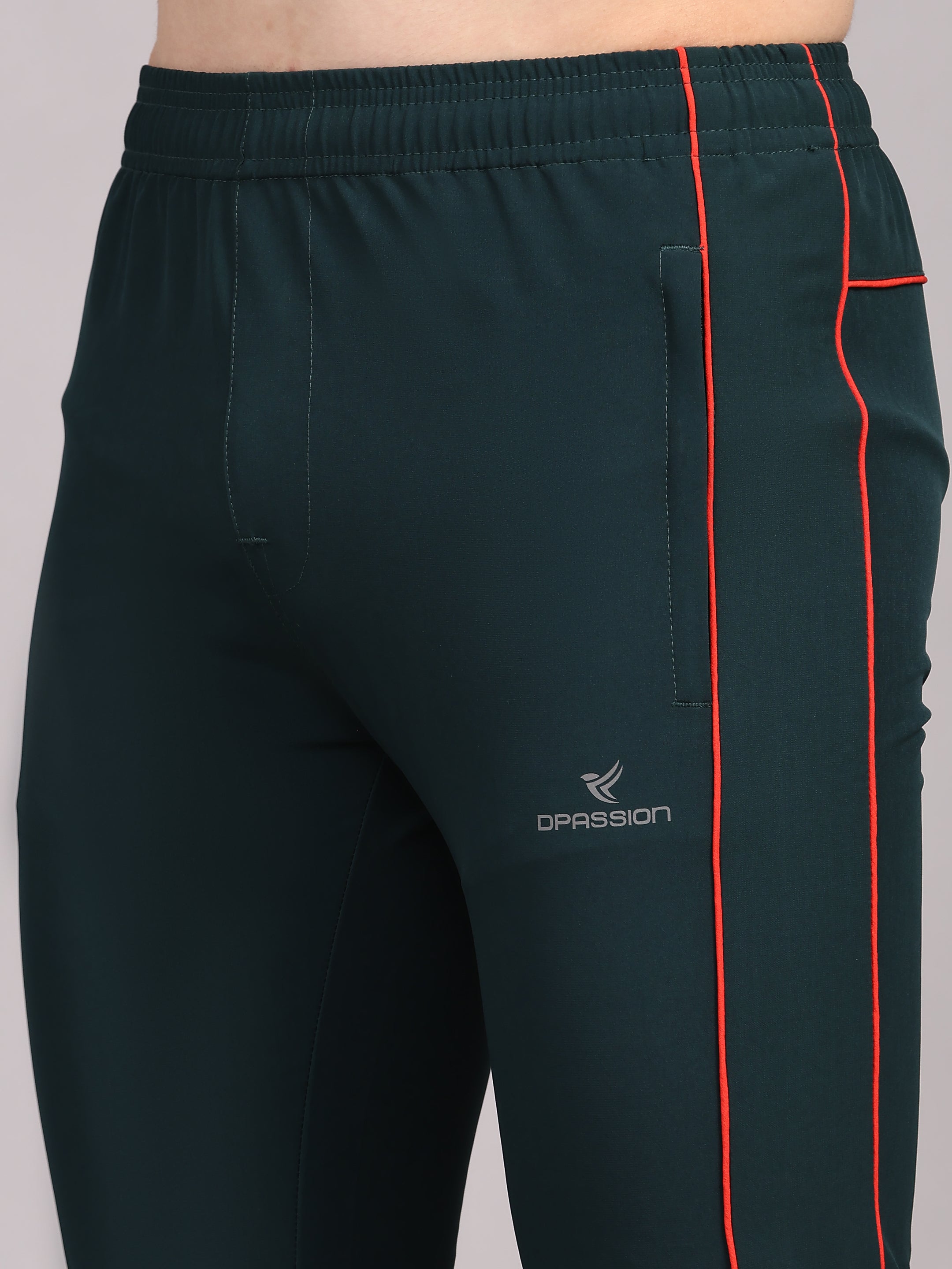 Imported NS Terry Nyloon Lycra 190 GSM Track Pants For Men