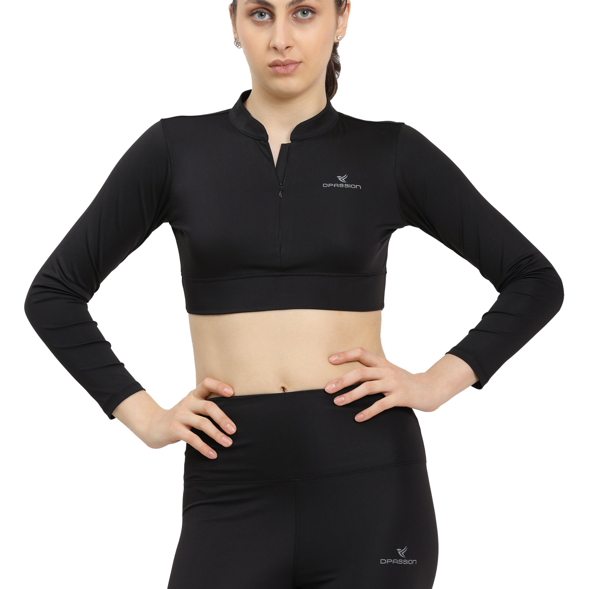 Women's Apex Full-Sleeve Performance Crop
