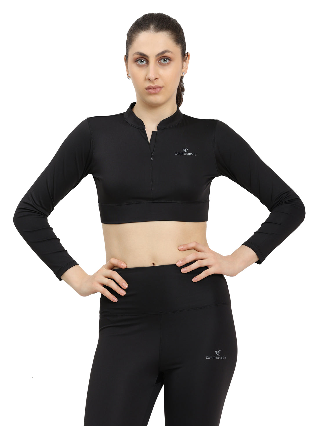 4 Way Lycra 250 GSM Full Sleeves Sports Bra