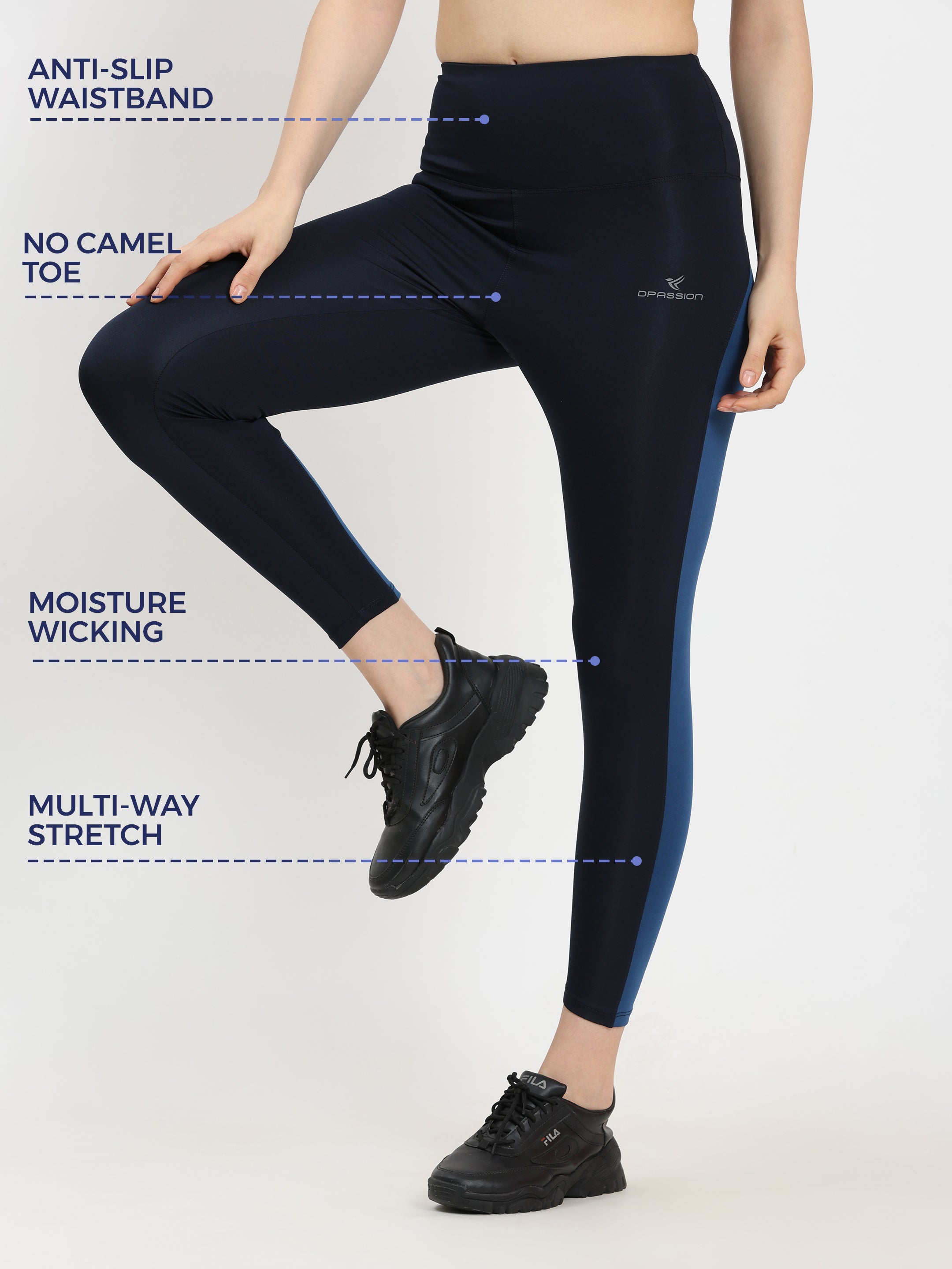 Imported Taiwan 4 Way Lycra 250 GSM Women Tights