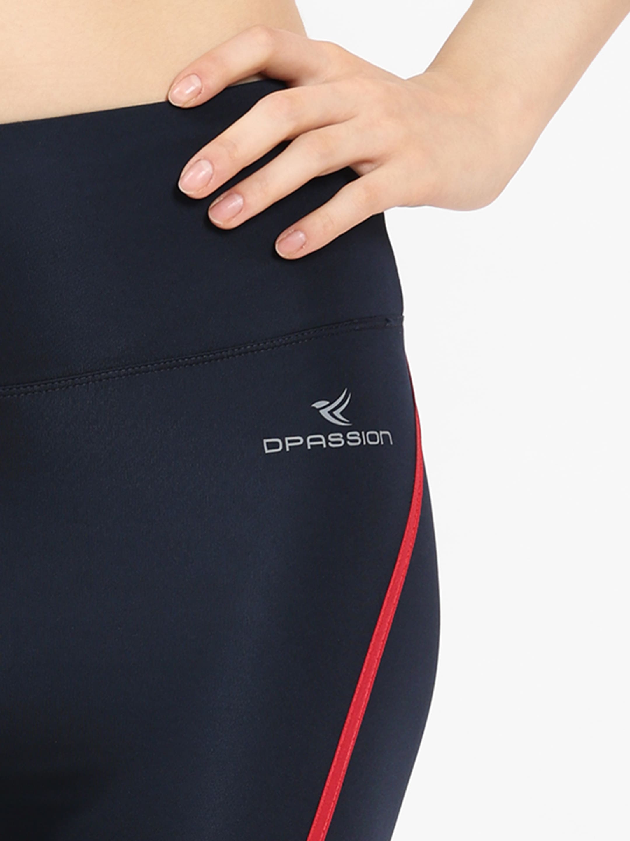 Dpassion PowerLine Performance Co-Ord Set – Navy with Red Accent