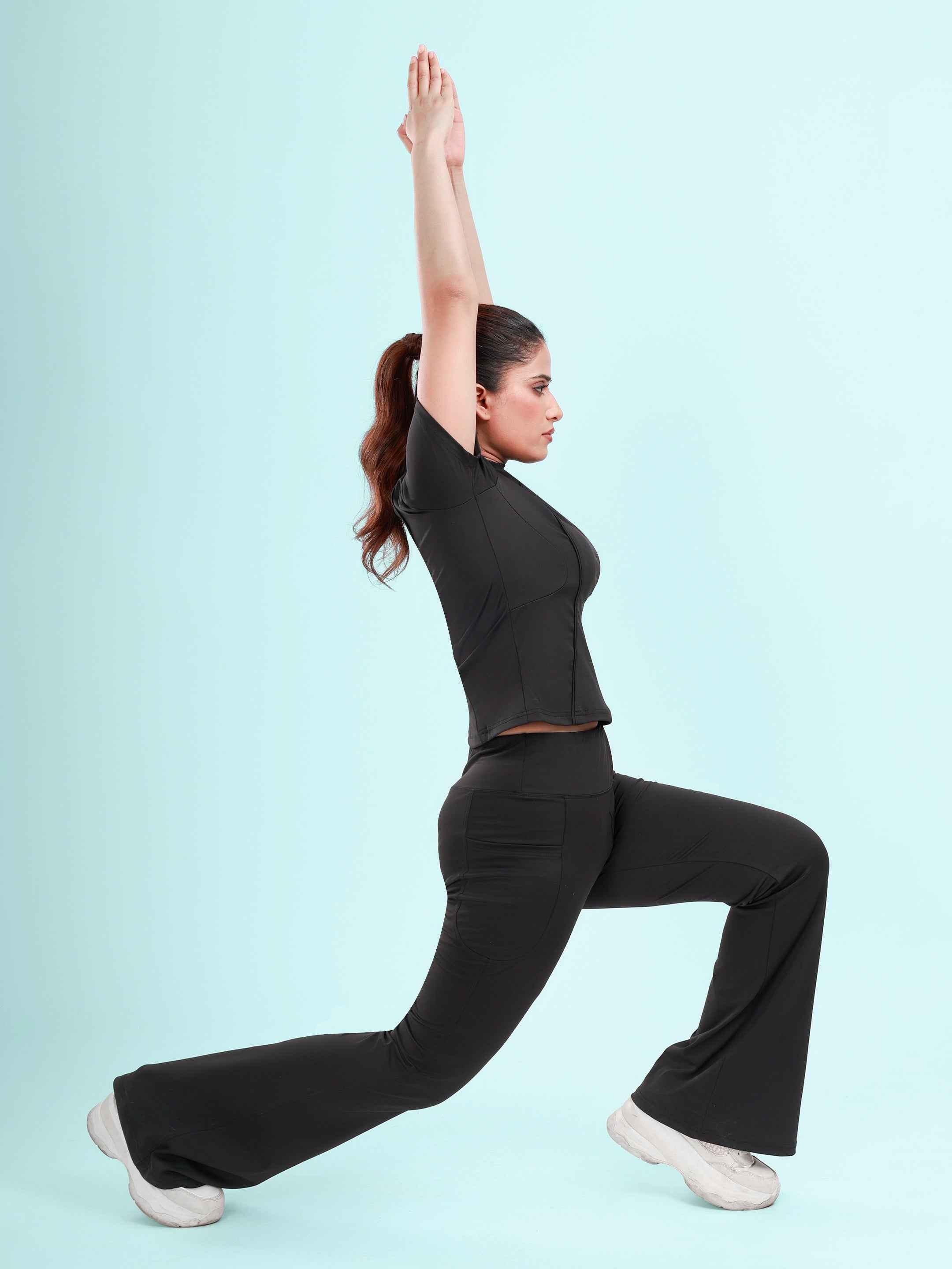 Dpassion ElevateCore Performance T-Shirt & Flare Pants Set