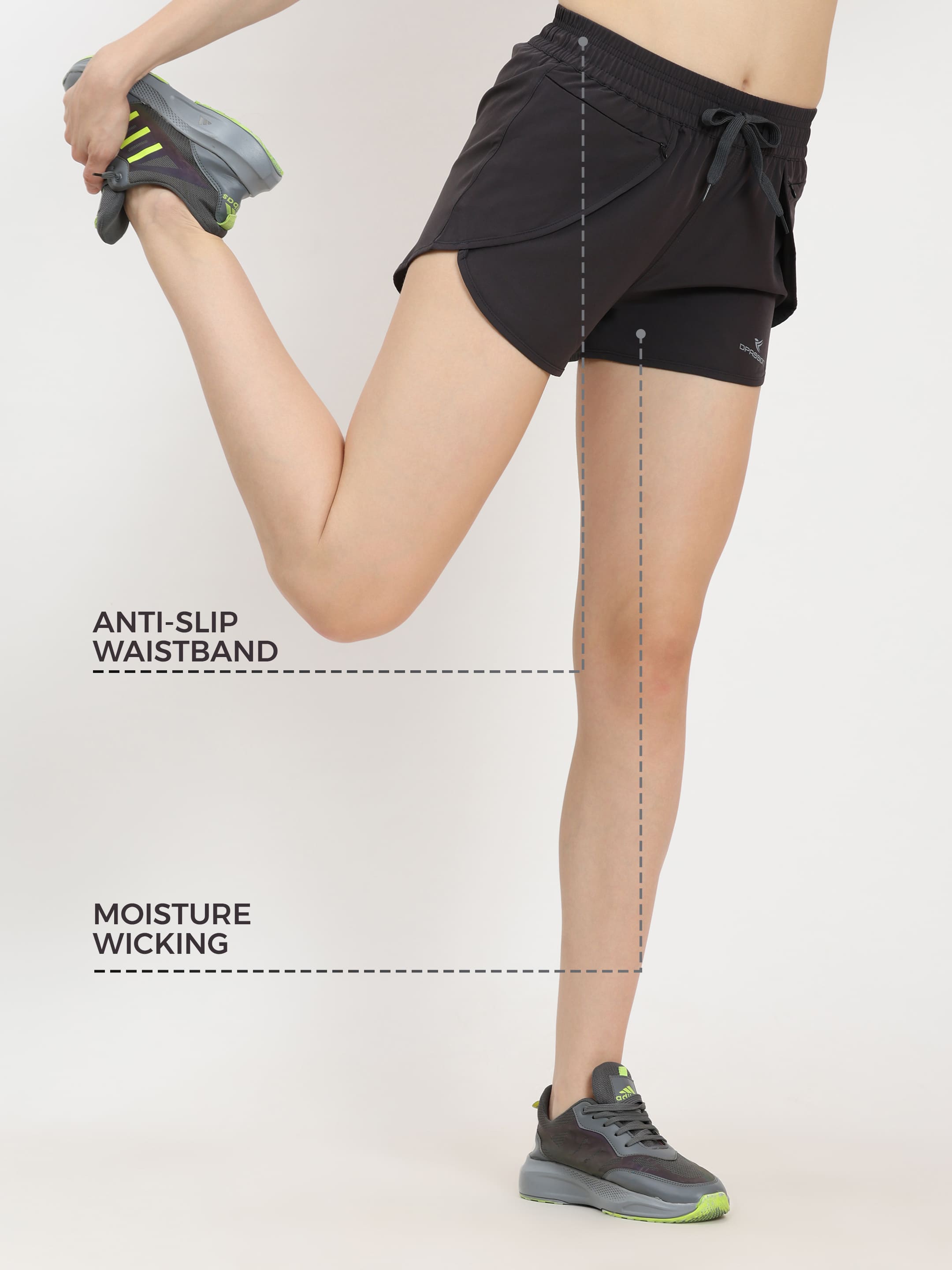 Dpassion Women Sculpt Sports Bra & Training Shorts Activewear Set - Dpassion