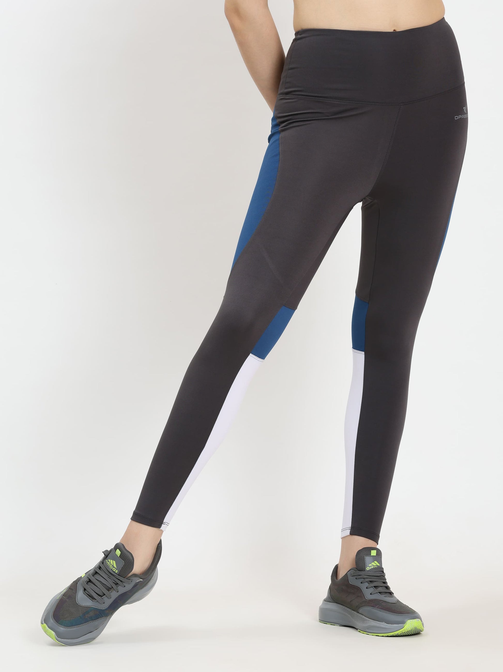 Dpassion PowerFlex Sculpt Crop Set Black Navy - Dpassion