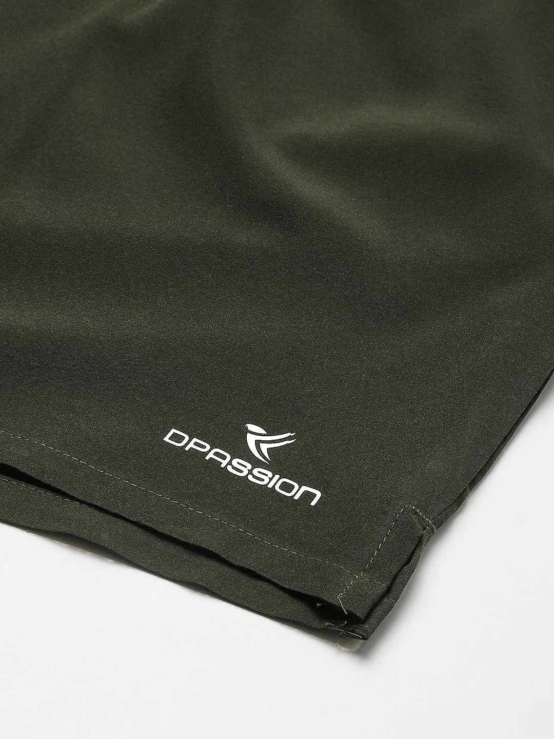 Dpassion Core Essential Training Shorts – Olive Green Performance Activewear