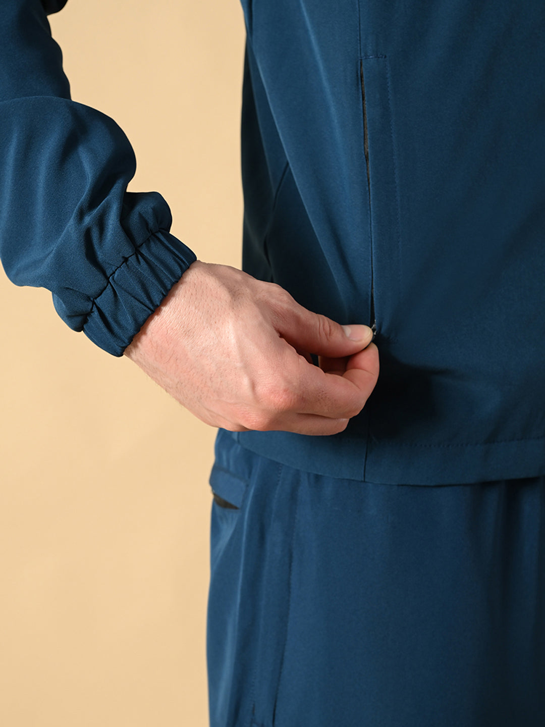 Men's Sports Jacket - 2-Layer Polyester with NS Lycra & Zero Mesh